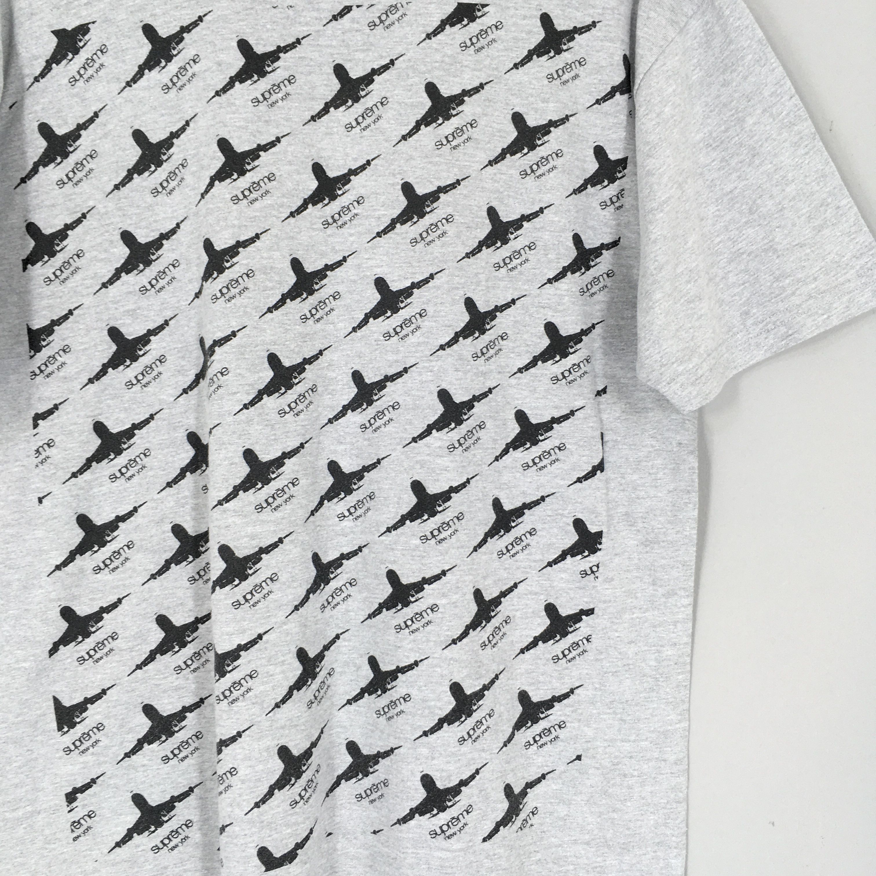 Supreme Supreme Planes FW15 Gray T Shirt Large Size US L / EU 52-54 / 3 - 2 Thumbnail