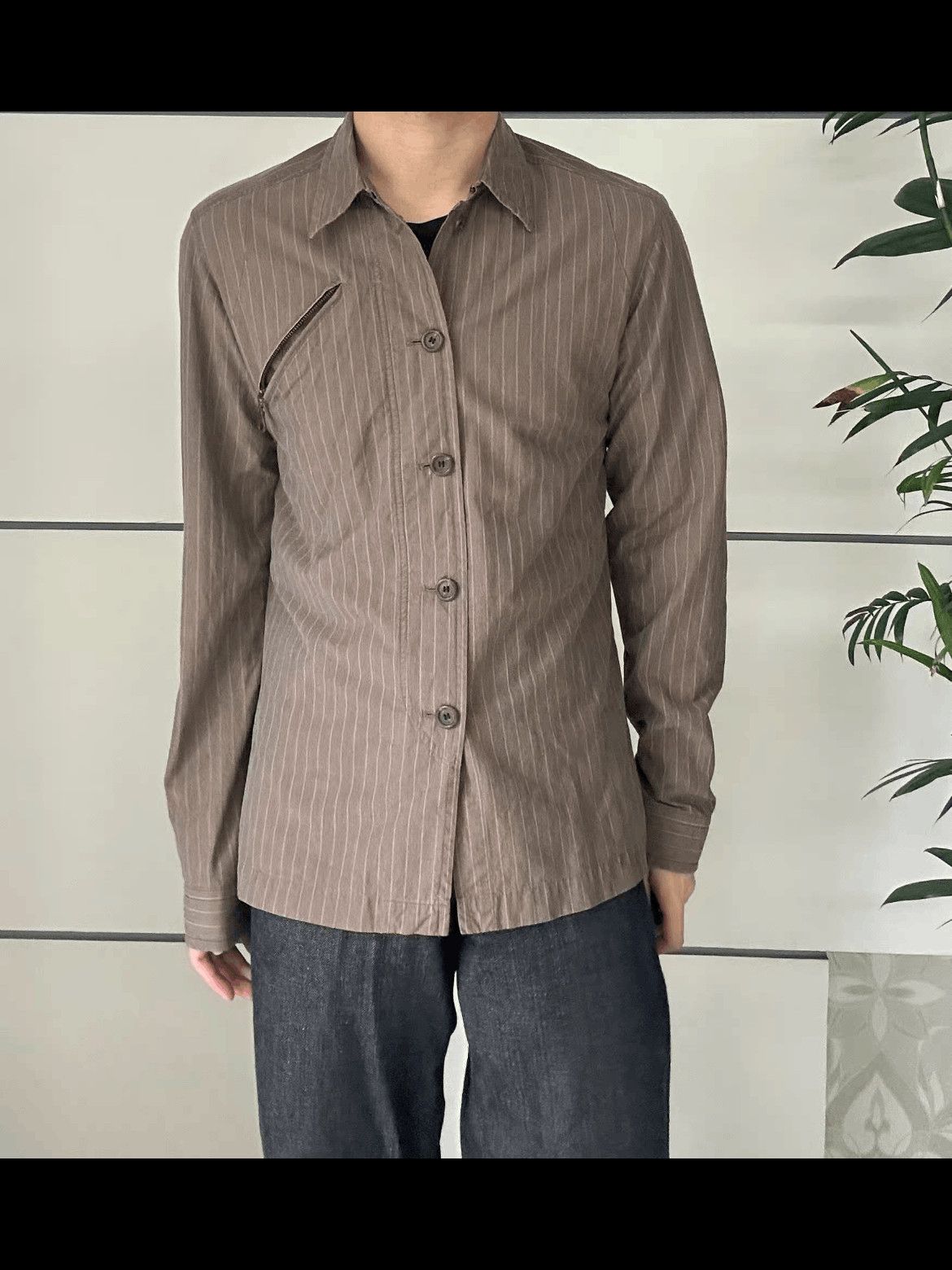 Dries Van Noten Sz 48 Dries Van Noten Zipper Shirt Jacket Size US M / EU 48-50 / 2 - 7 Thumbnail