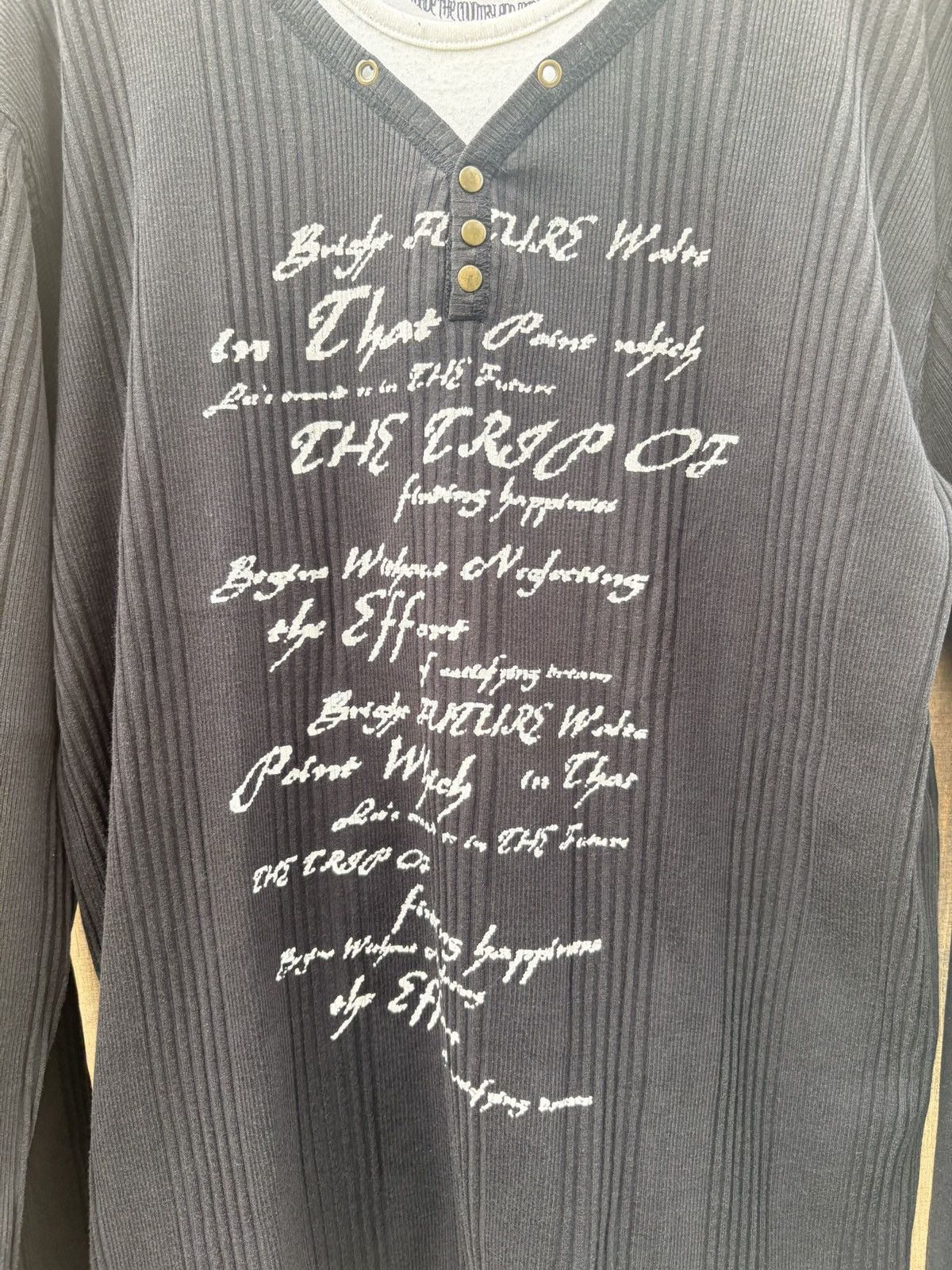 Japanese Brand Age Core Poem Double Layer Hysteric Style Size US L / EU 52-54 / 3 - 3 Thumbnail