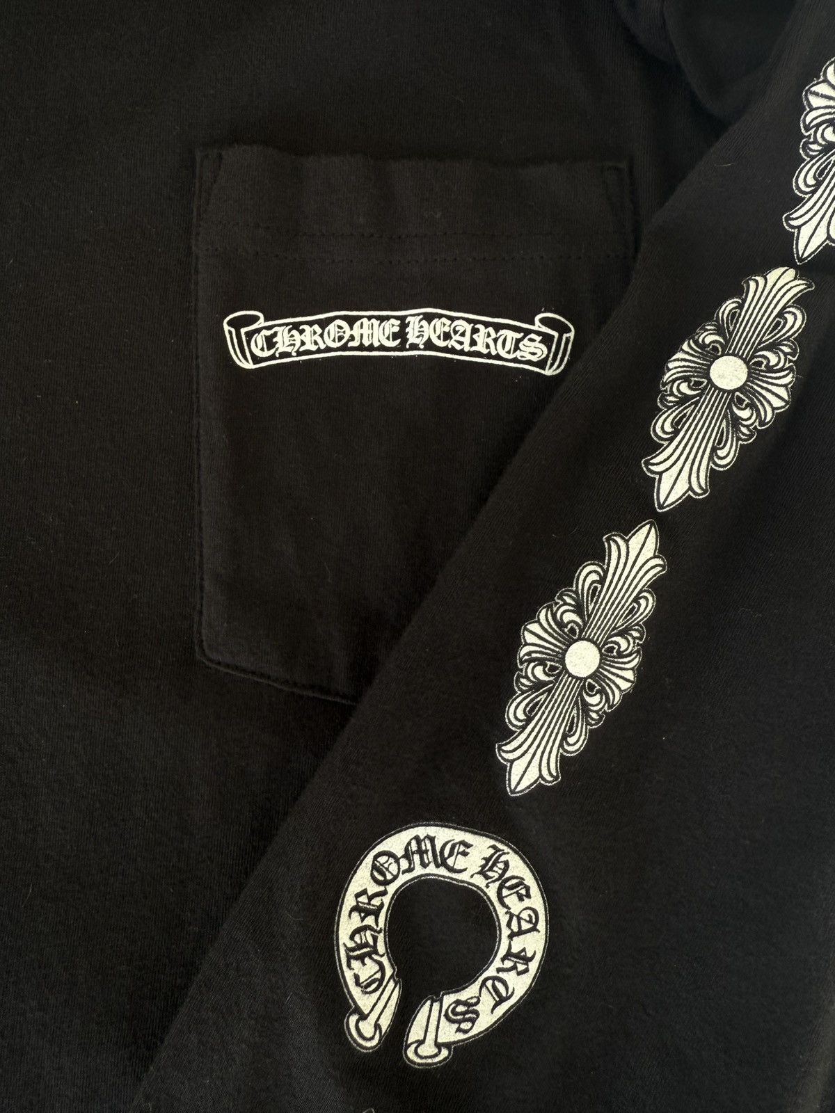 Chrome Hearts Chrome heart floral cross long sleeve Size US M / EU 48-50 / 2 - 2 Thumbnail