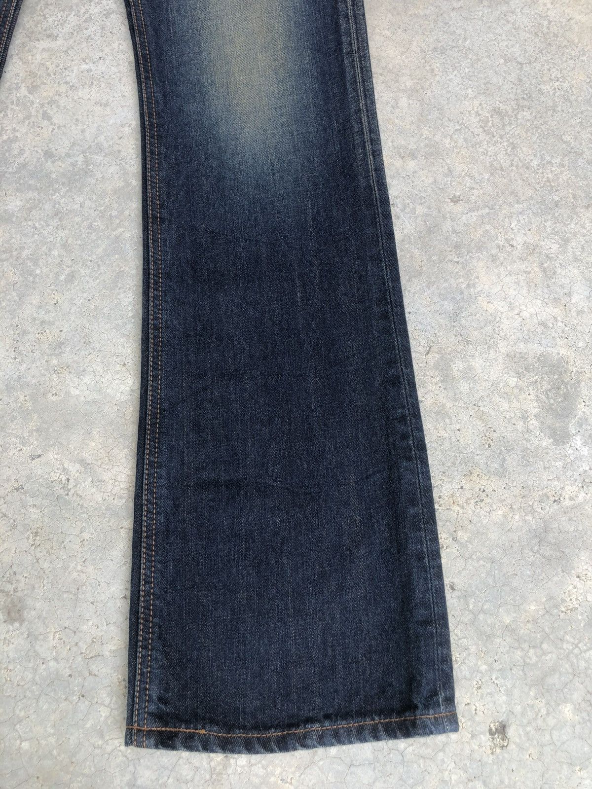 If Six Was Nine Japanese Edwin XU Flared Jeans Distressed Jeans Size US 31 - 7 Thumbnail