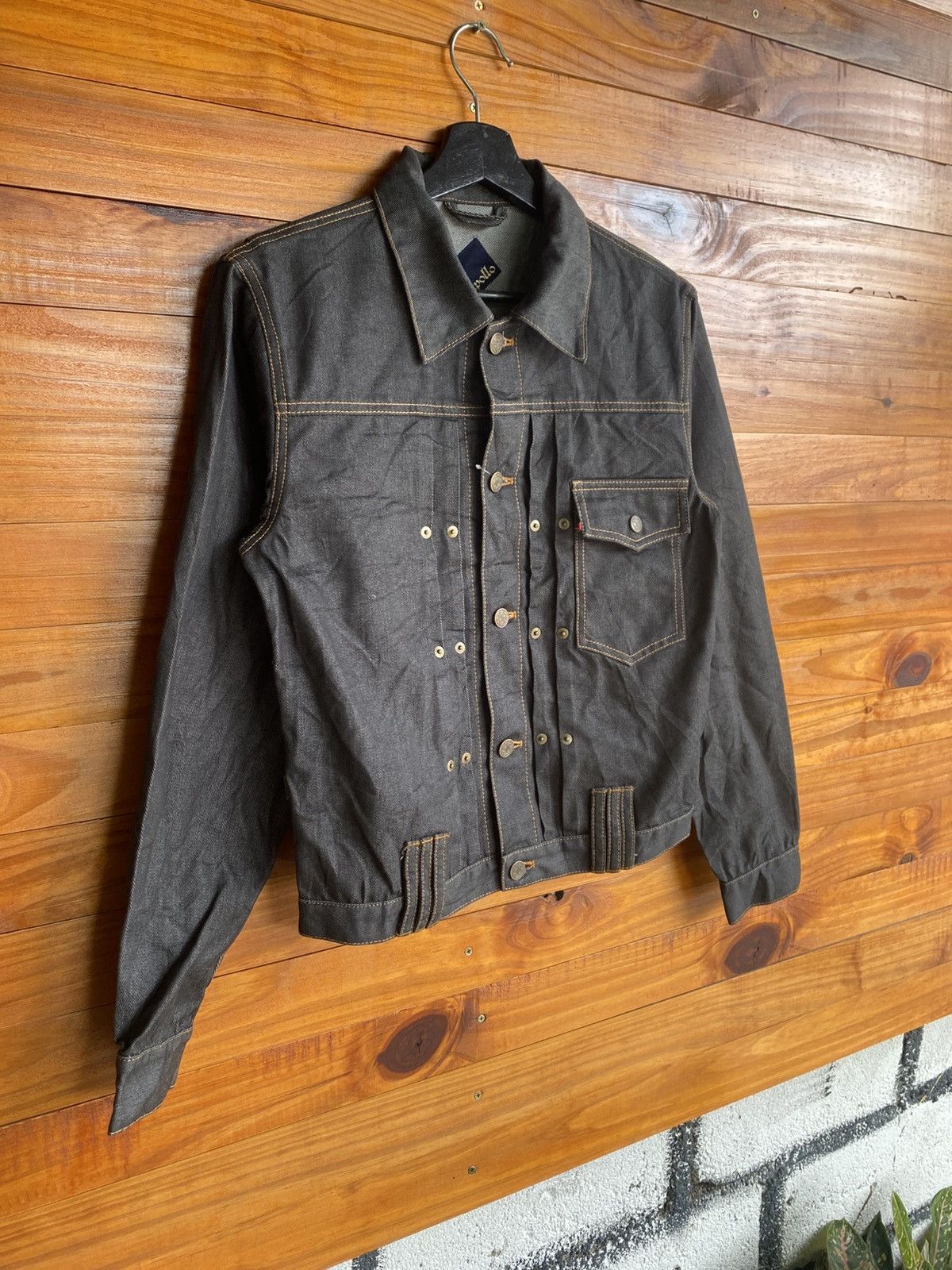 Apollo Apollo Japanese Denim Workwear Jacket Dark Indigo Trucker Size US XS / EU 42 / 0 - 6 Thumbnail