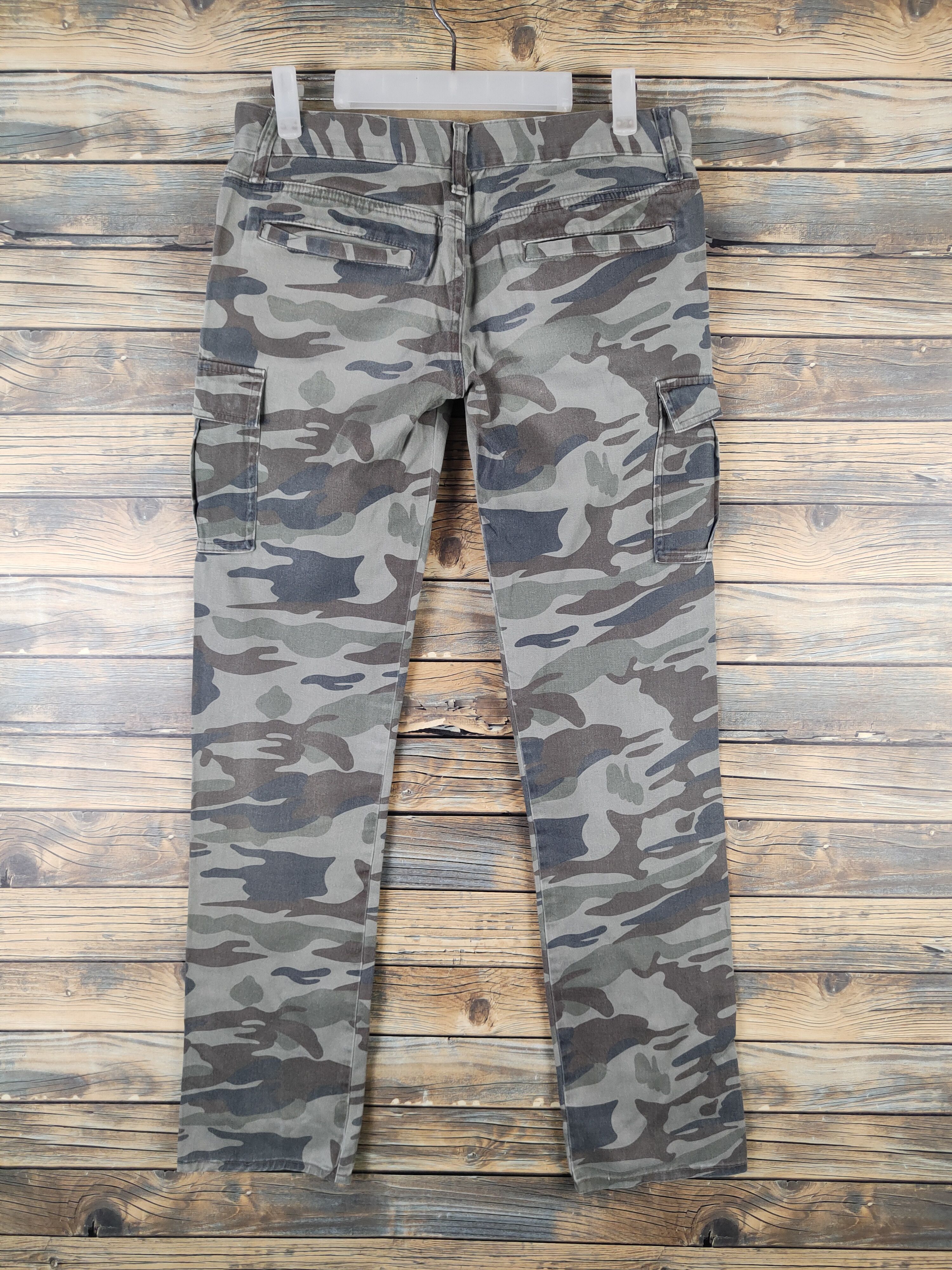 Japanese Brand DL Japanese Brand Camouflage Multipocket Cargo Pants #2341 Size 29" - 7 Thumbnail