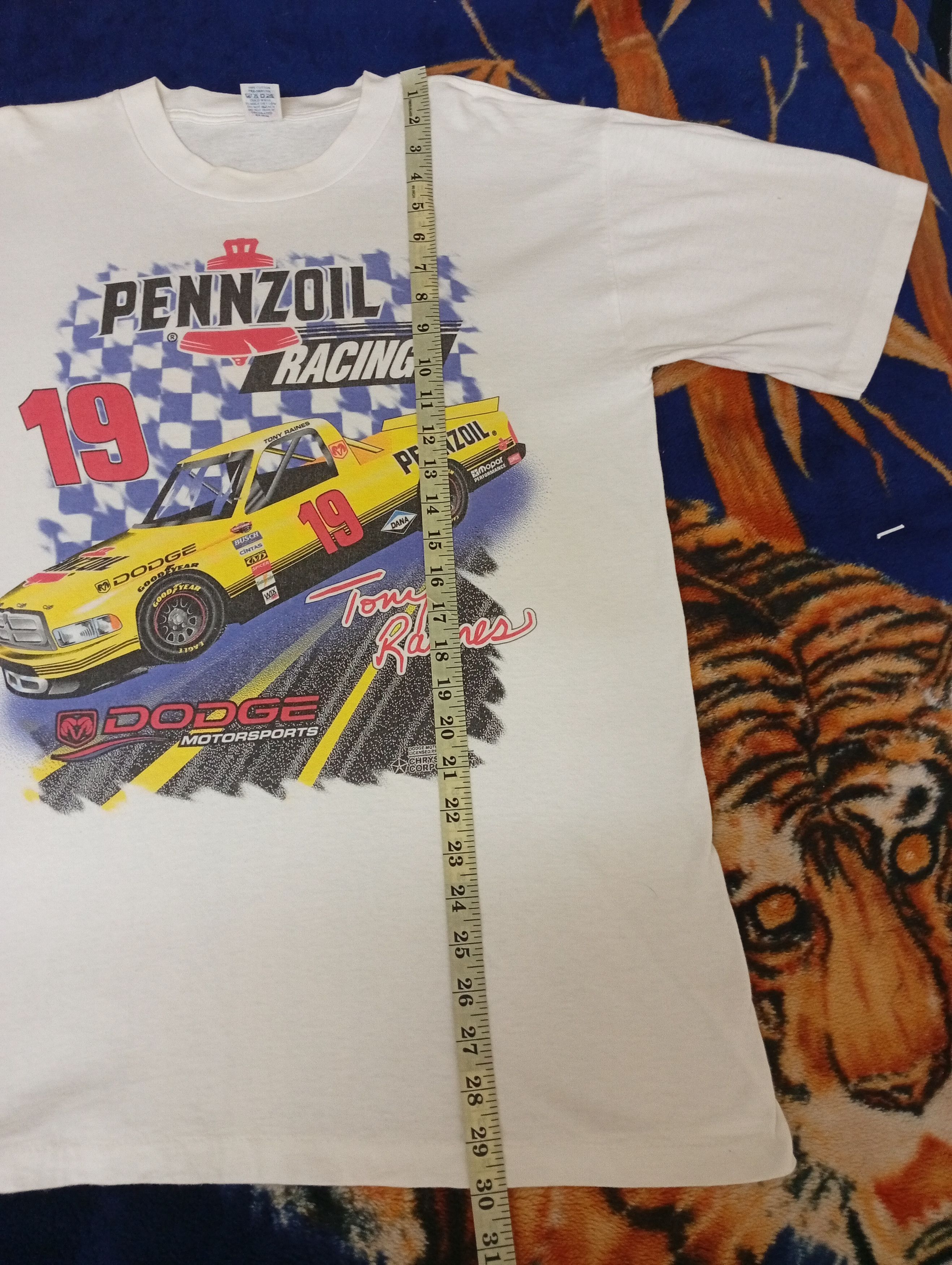 NASCAR Vintage Pennzoil x Nascar X racing Size US L / EU 52-54 / 3 - 3 Thumbnail