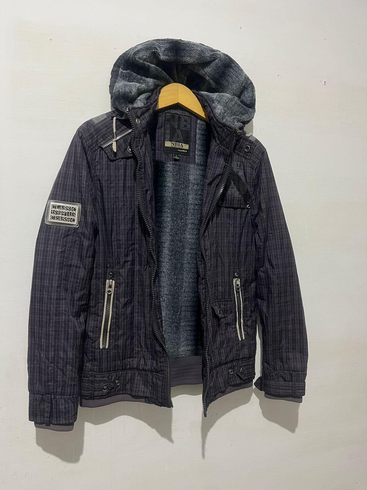 Le Grande Bleu (L.G.B.) Vintage Nbia Winter Jacket Fur Foux Hoodie Size US L / EU 52-54 / 3 - 2 Thumbnail