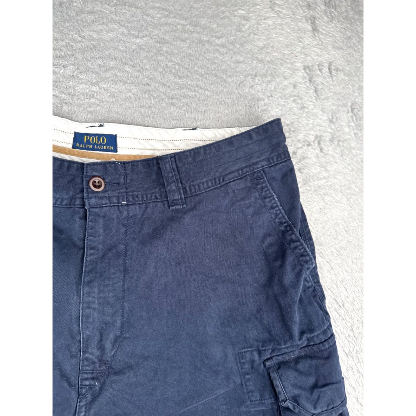 Polo Ralph Lauren Polo Ralph Lauren Shorts Men 38 Cargo 100% Cotton Twill Hiking Camp 37x10 Blue Size US M / EU 48-50 / 2 - 5 Thumbnail