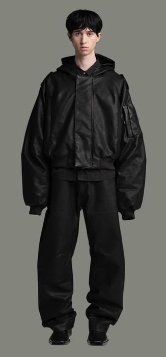 Entire Studios Moto Bomber Black | Grailed