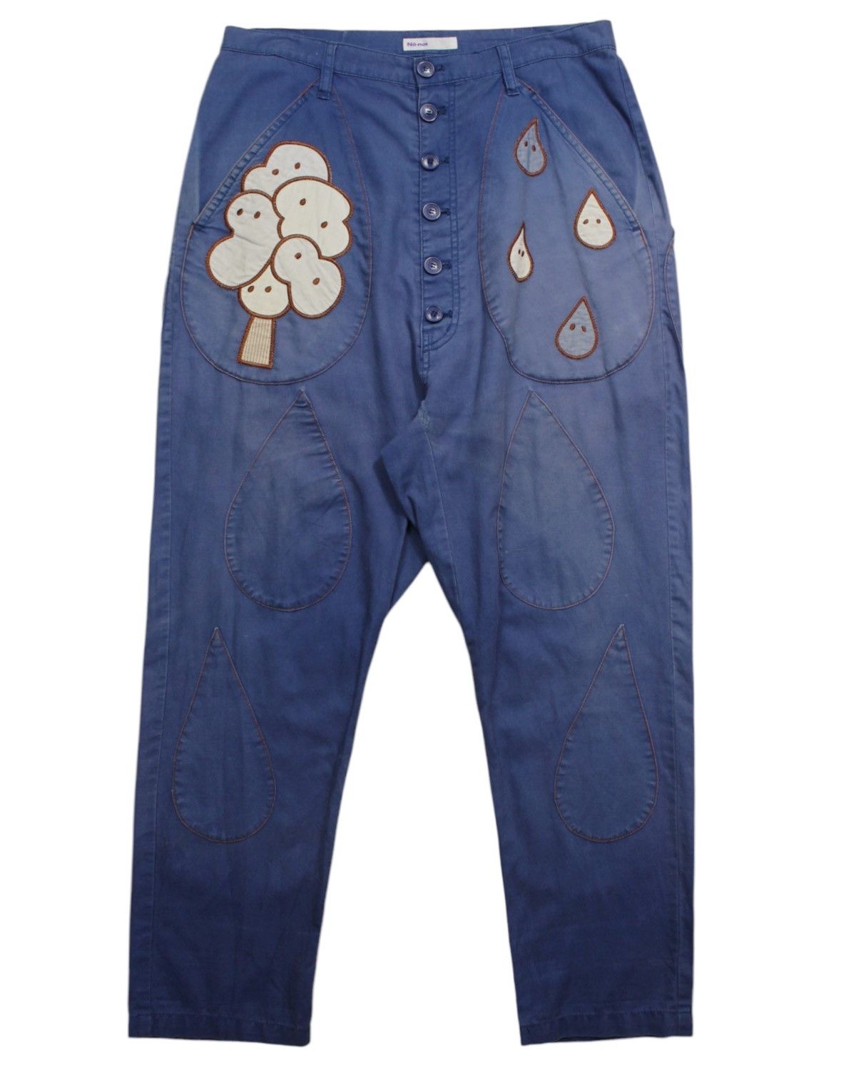 Issey Miyake AW2012 NÉ-NET DESIGNED BY KAZUAKI TAKASHIMA DROP PANTS Size US 31 - 1 Thumbnail