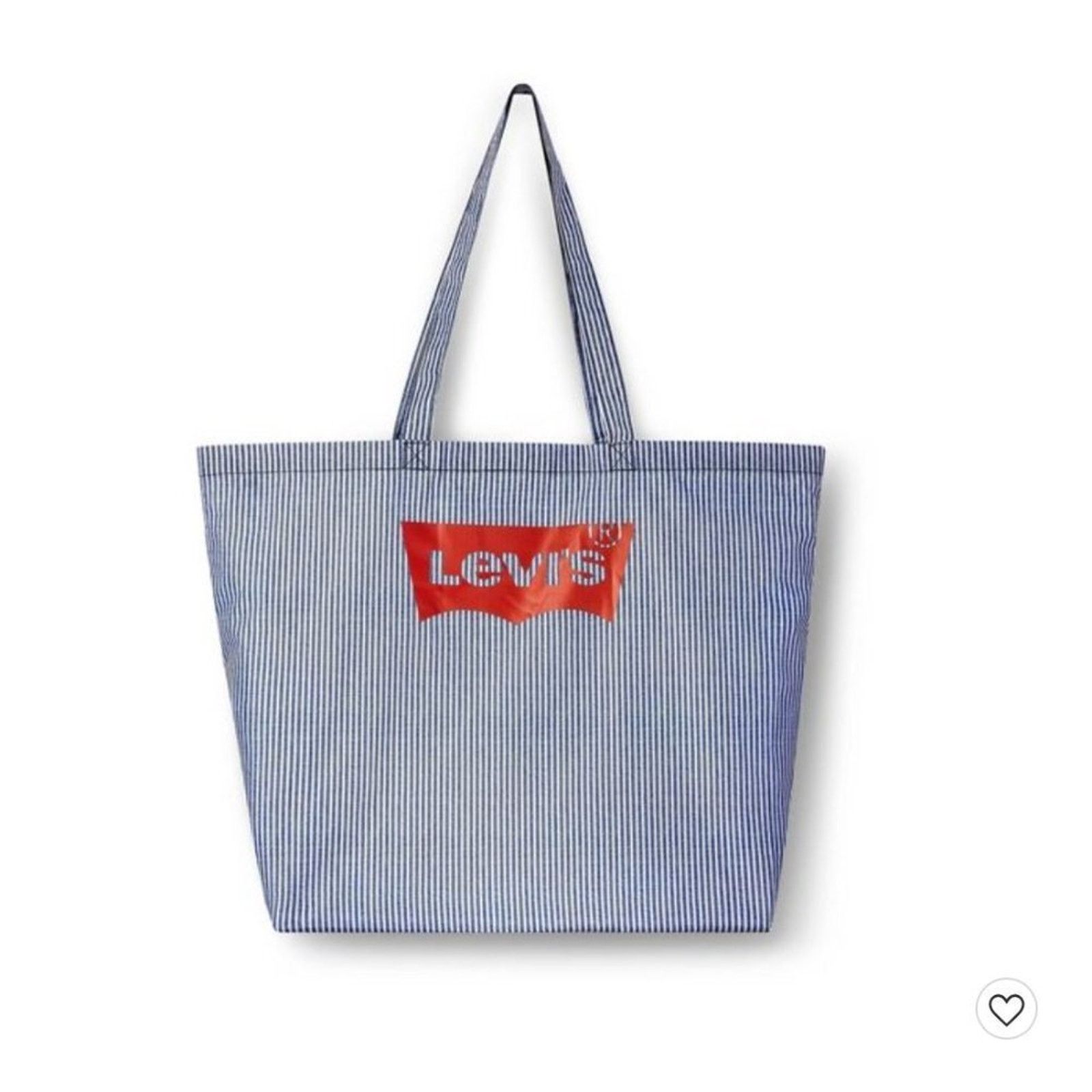 Levi's Levi's x Target Collab Reusable Striped Red Logo Tote Purse Size ONE SIZE - 4 Thumbnail
