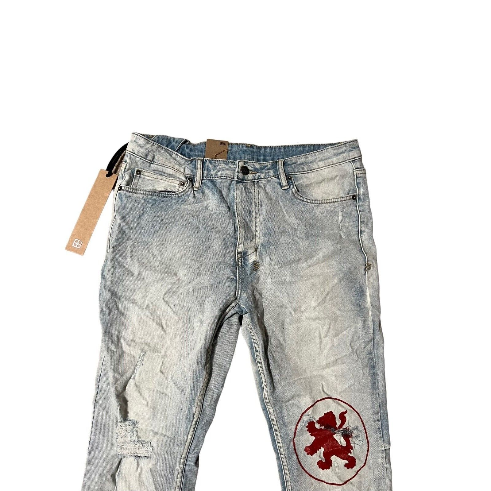 Ksubi Ksubi Jeans Mens Chitch Slim Tapered Leg Blue Size 33/32 Size US 33 - 3 Thumbnail