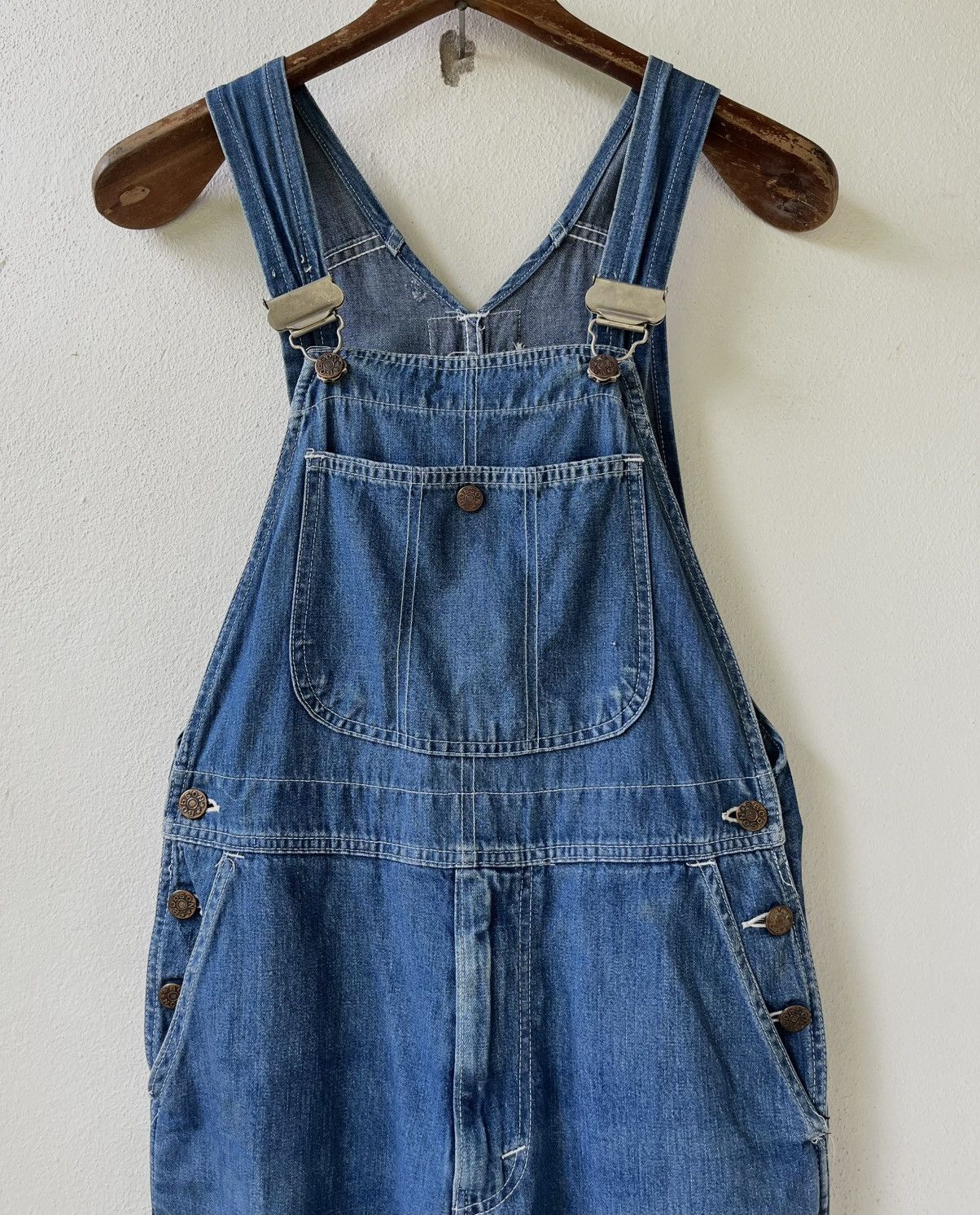 Vintage vintage BOBSON Denim Overalls/ Dungarees Size US 33 - 3 Thumbnail