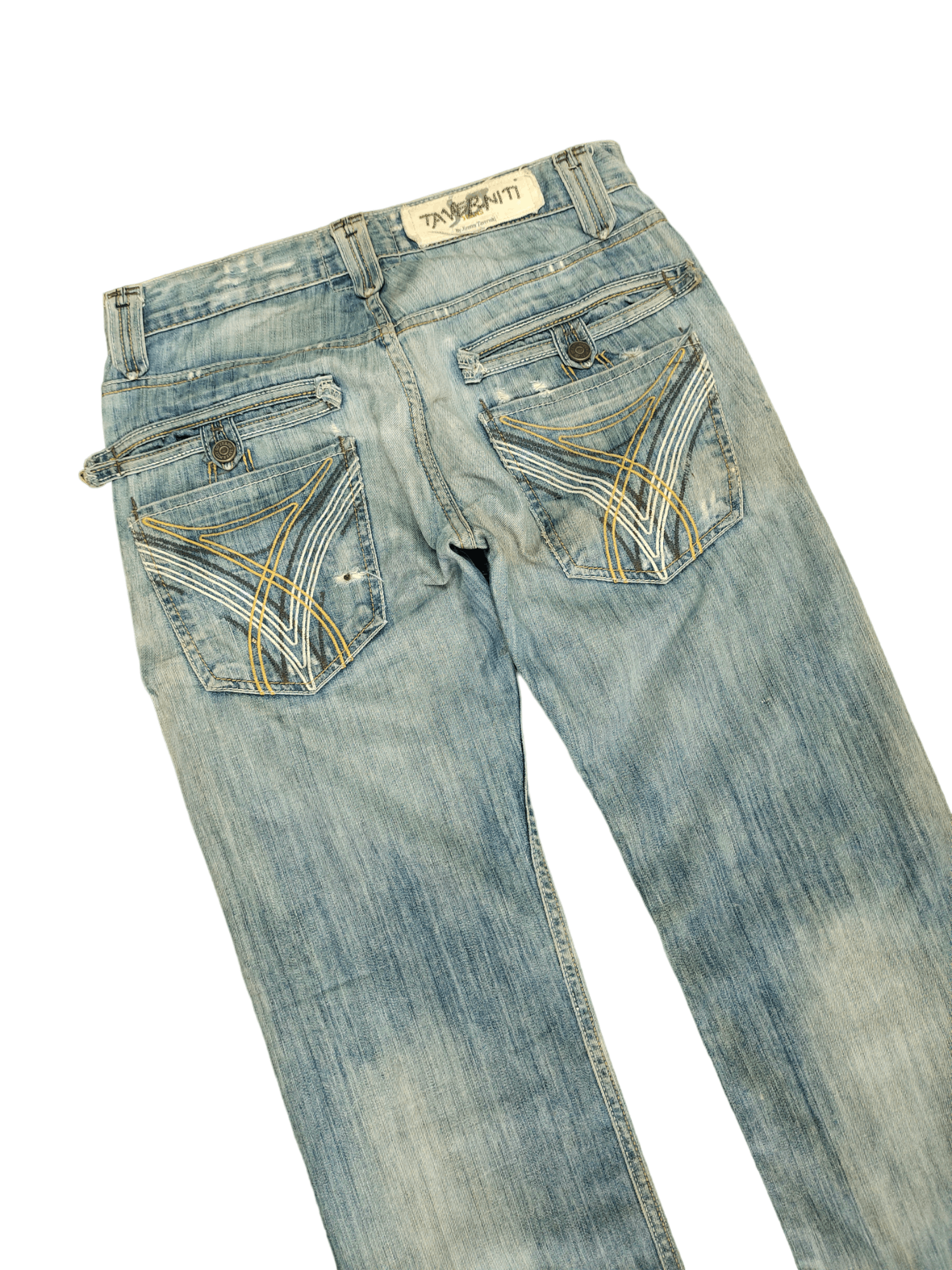 Taverniti Vintage Taverniti Jeans Distressed Faded Denim Jeans Size US 30 / EU 46 - 3 Thumbnail