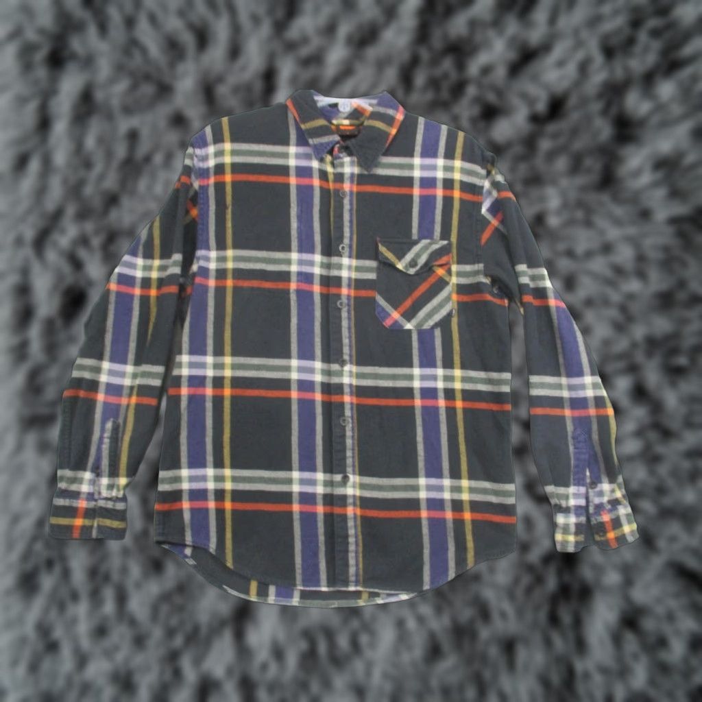 Nike Nike 6.0 Shirt Mens Medium Plaid Button Up Long Sleeve Flannel Cotton Skate Streetwear Black Size US M / EU 48-50 / 2 - 1 Thumbnail