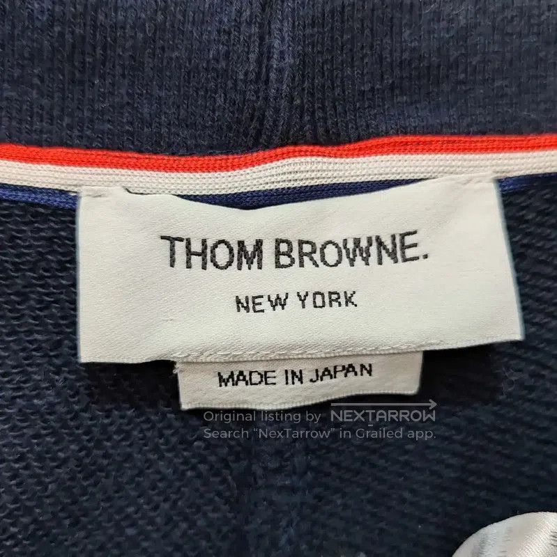 Thom Browne Thom Browne Navy Cotton Sweatpants for Men . Size US 32 / EU 48 - 3 Thumbnail