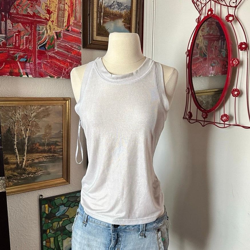 Guess silver guess gray tank top Size S / US 4 / IT 40 - 1 Thumbnail