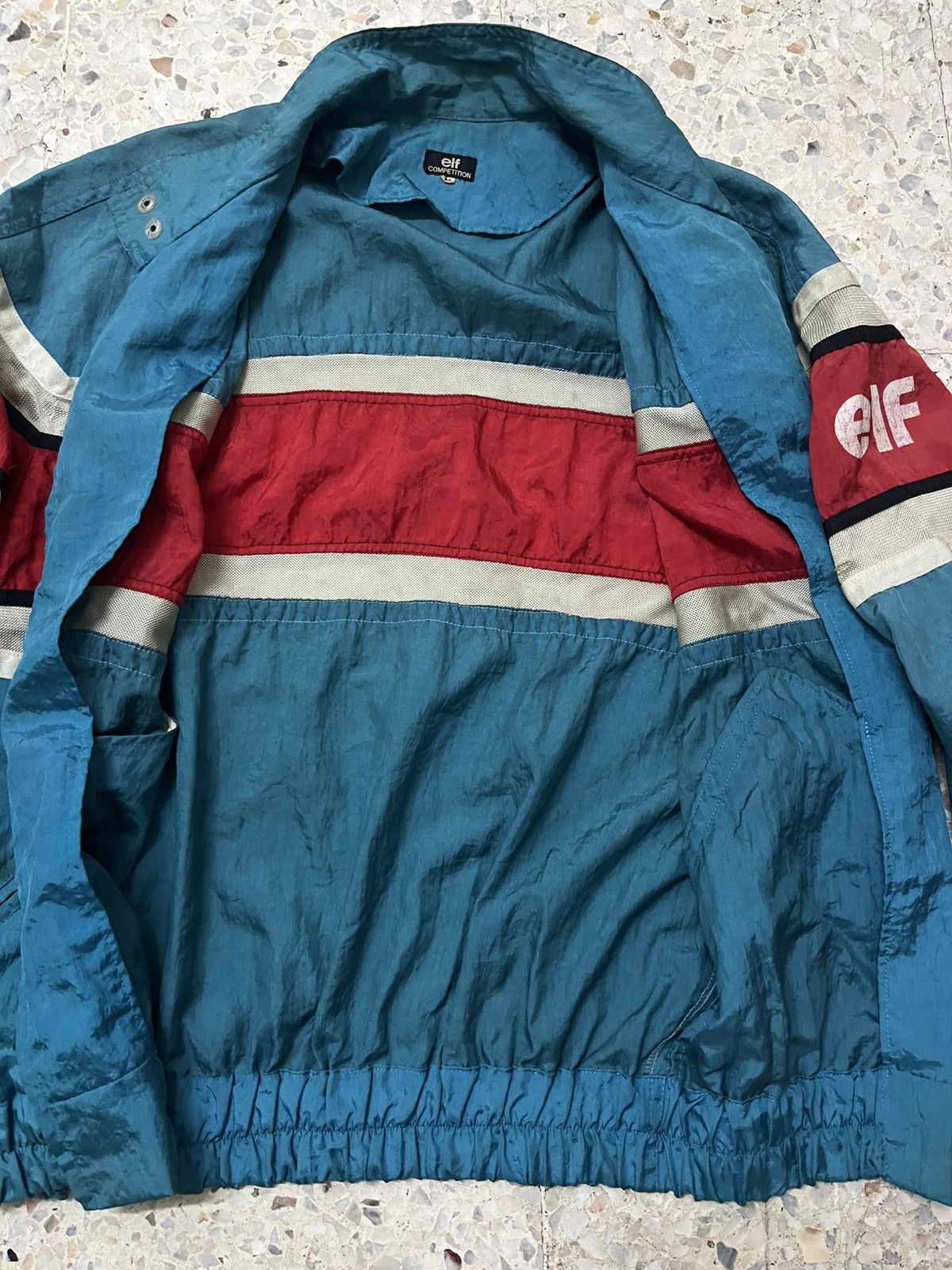 Vintage ELF Racing Team Vintage Jacket Faded Print – True 80s Vibes Size US L / EU 52-54 / 3 - 10 Thumbnail