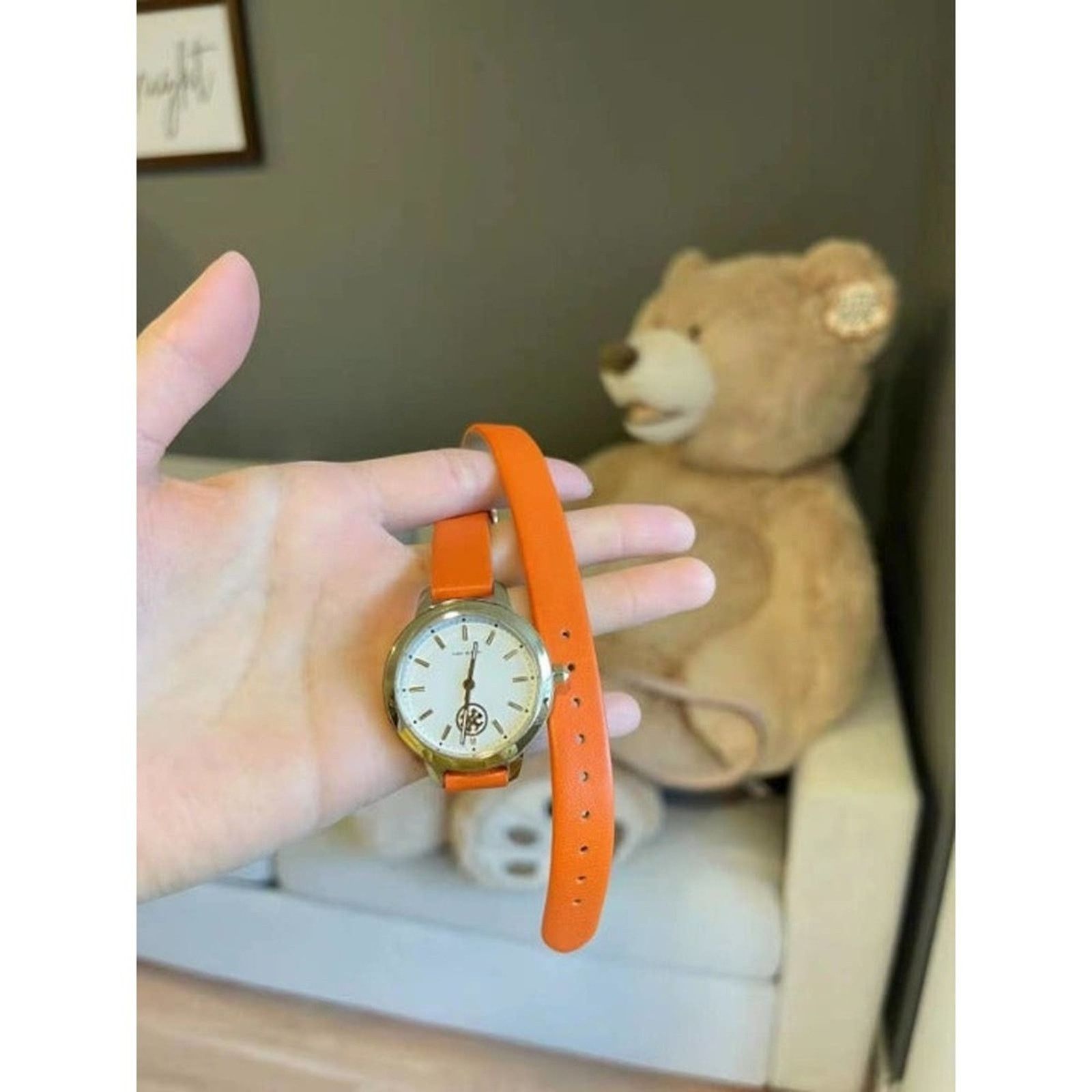 Tory Burch TORY BURCH TBW1302 COLLINS Orange Double Wrap Women's Watch Size ONE SIZE - 3 Thumbnail