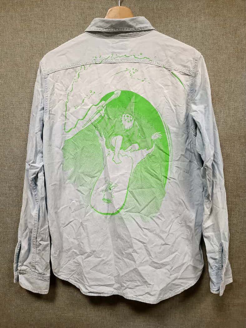 Stussy × Vintage stussy wizard of wavez button up Size US M / EU 48-50 / 2 - 1 Thumbnail