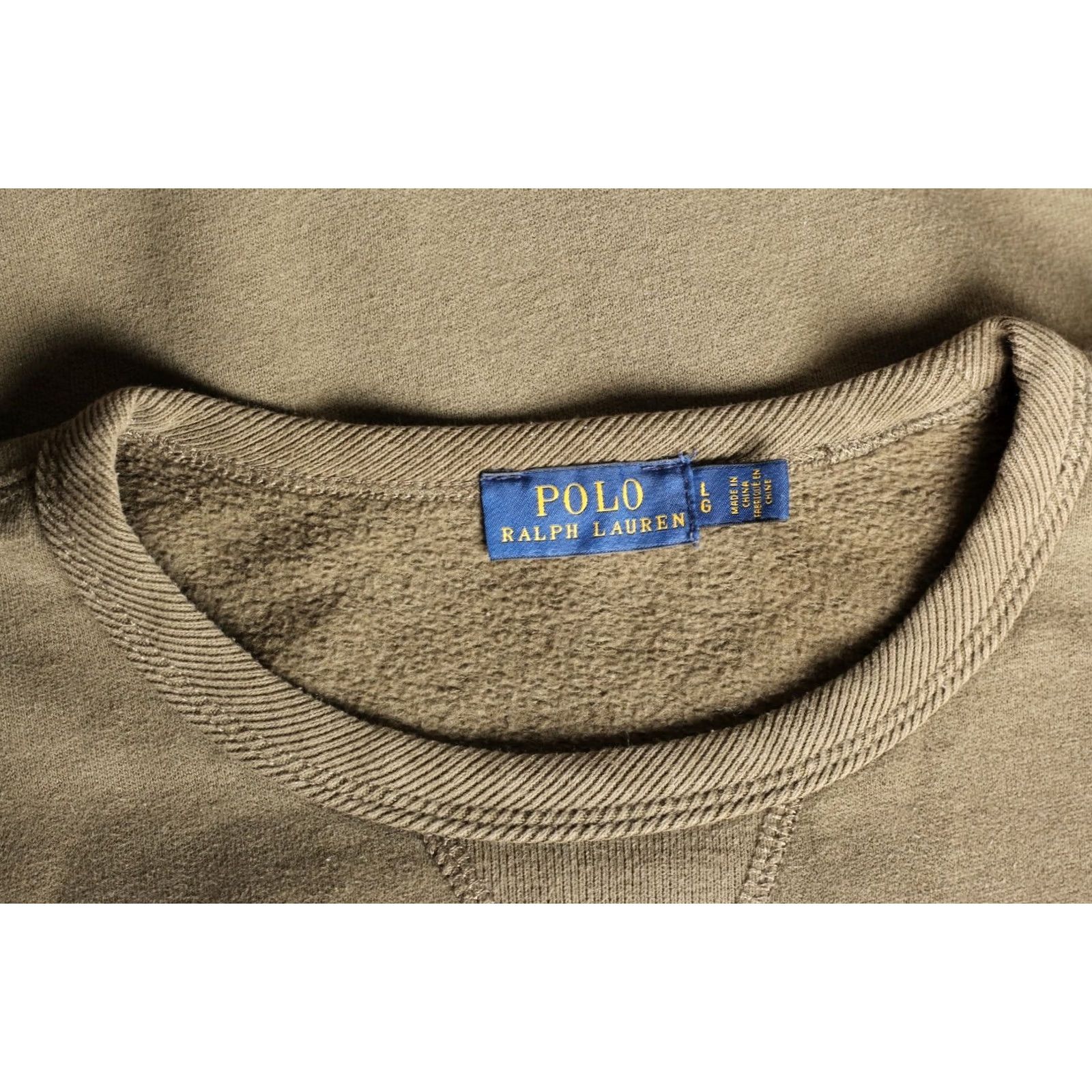 Polo Ralph Lauren Polo Ralph Lauren Crew Neck Pullover Sweatshirt Women L Olive VR3551 Size L / US 10 / IT 46 - 5 Thumbnail