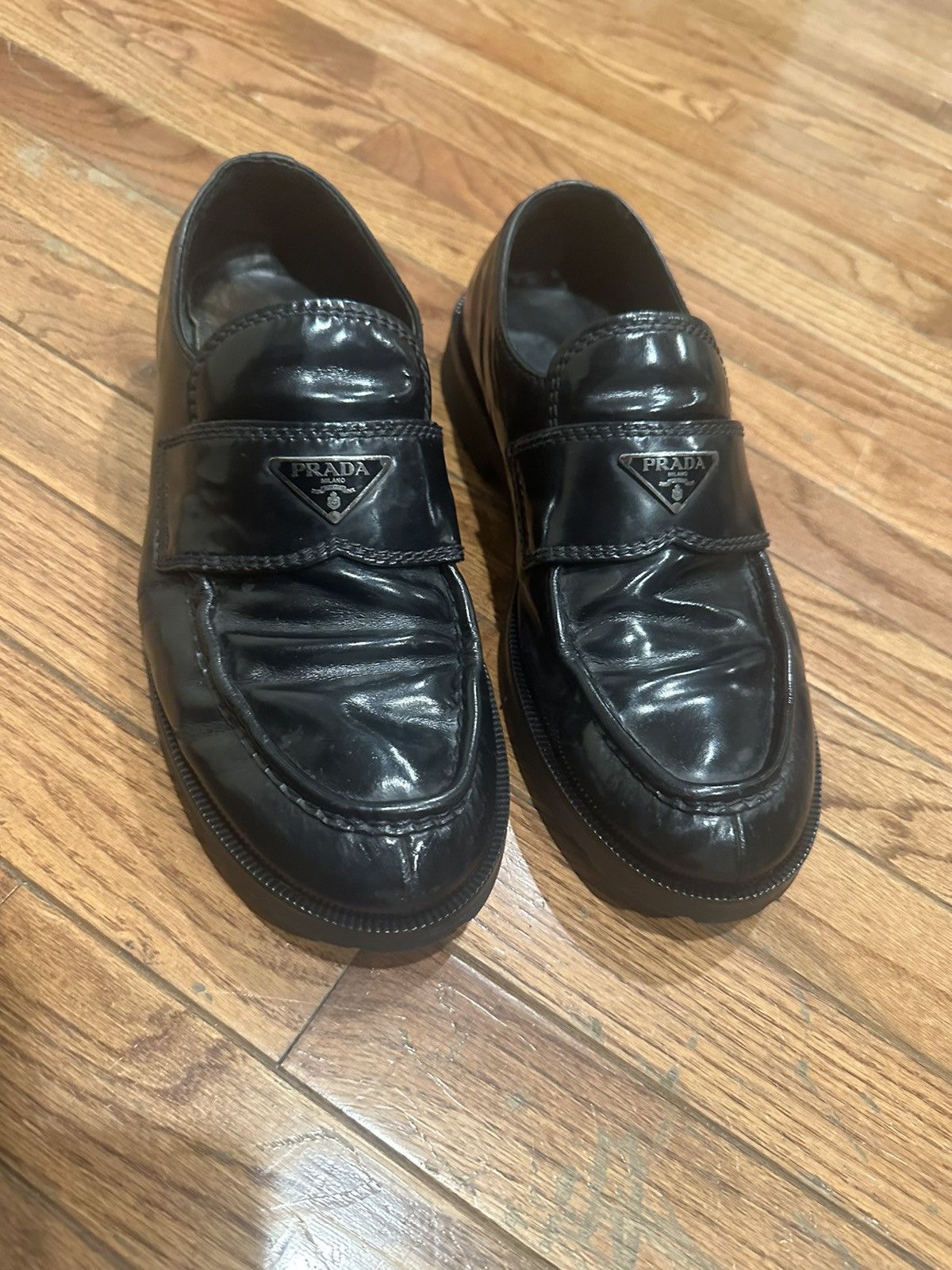 Prada Vintage Prada loafers size 9.5 Size US 9.5 / EU 42-43 - 2 Thumbnail