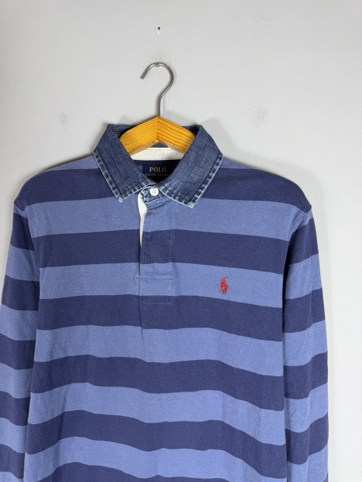 Polo Ralph Lauren Vintage Polo Ralph Lauren long sleeve rugby Size US L / EU 52-54 / 3 - 2 Thumbnail