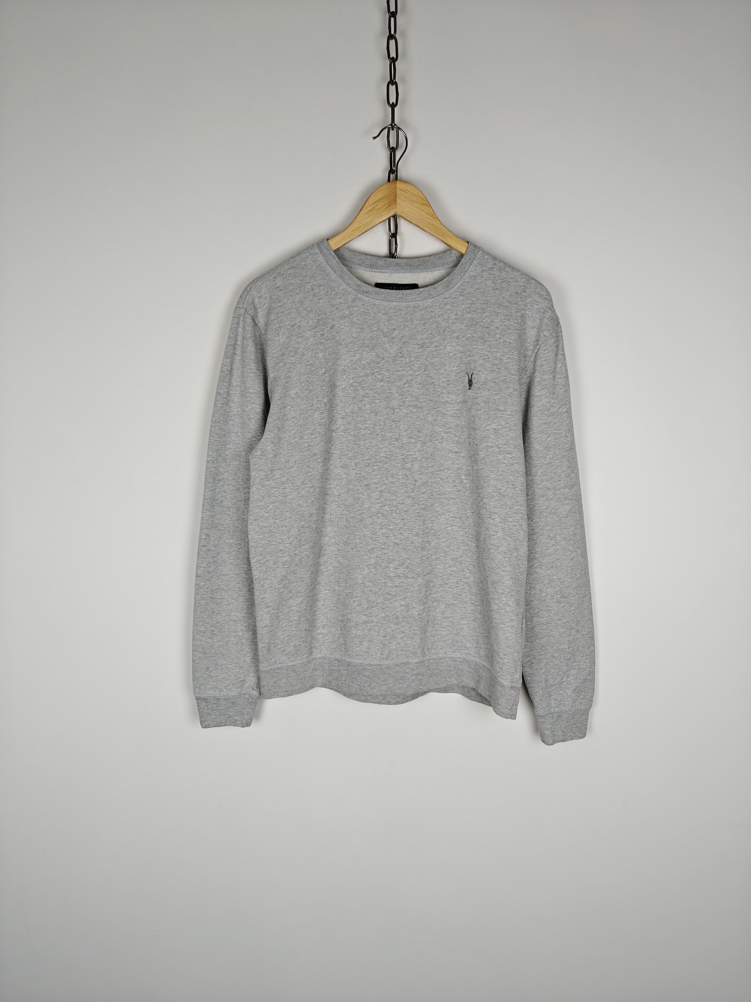 Allsaints Allsaints Sweatshirt Crewnceck Logo Gray size XS Fits M Size US M / EU 48-50 / 2 - 1 Thumbnail