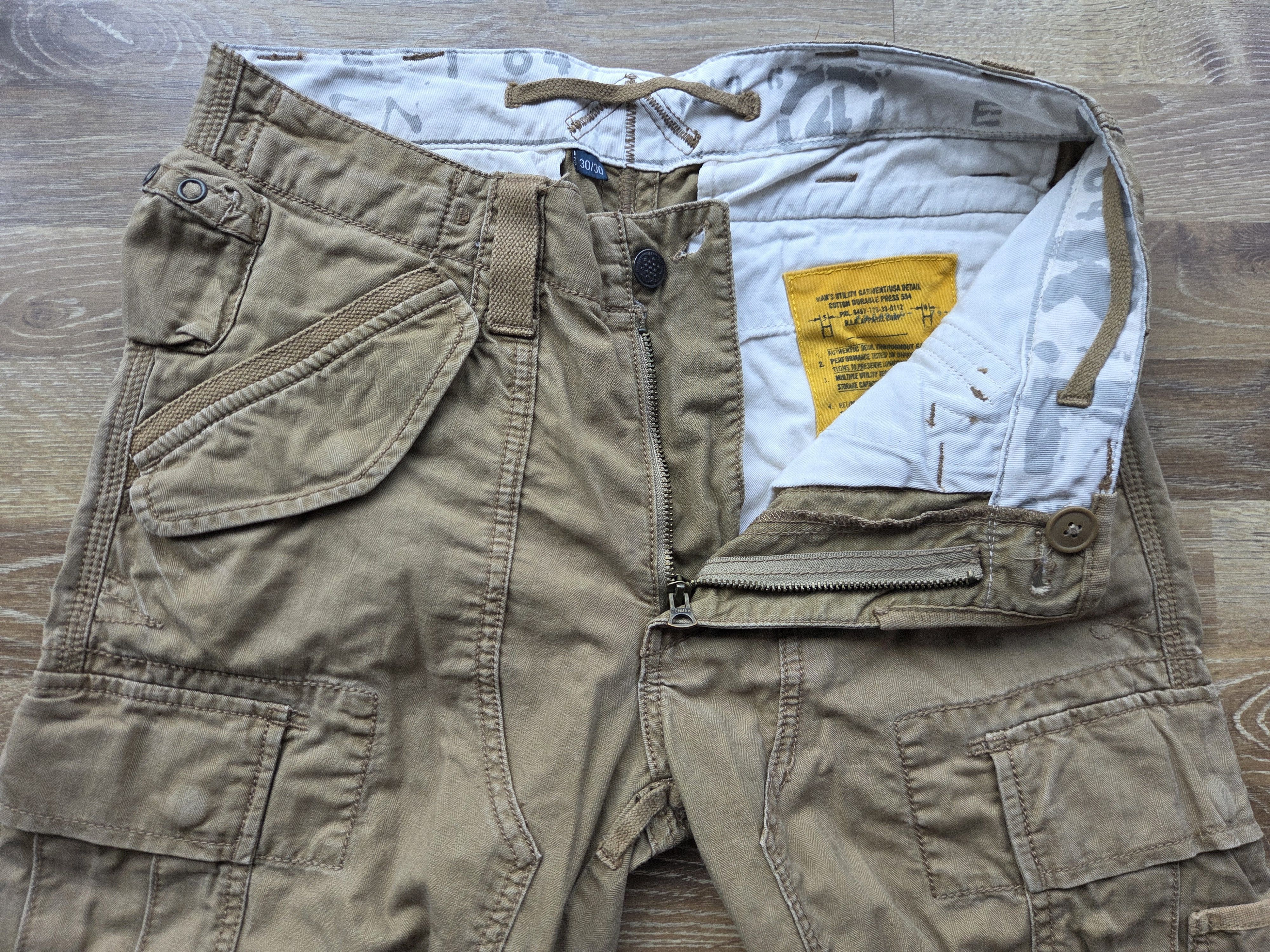 Polo Ralph Lauren Distressed Polo Ralph Lauren Tactical Cargo Pockets Pants Size US 30 / EU 46 - 4 Thumbnail