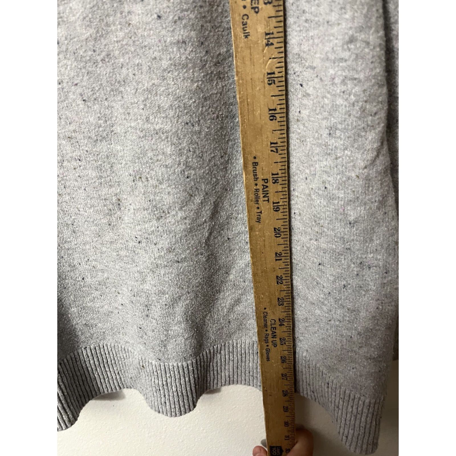Loft LOFT Sweater Women Gray Turtleneck Cotton Blend Pullover Size M Fall/Winter Womens Size M / US 6-8 / IT 42-44 - 4 Thumbnail