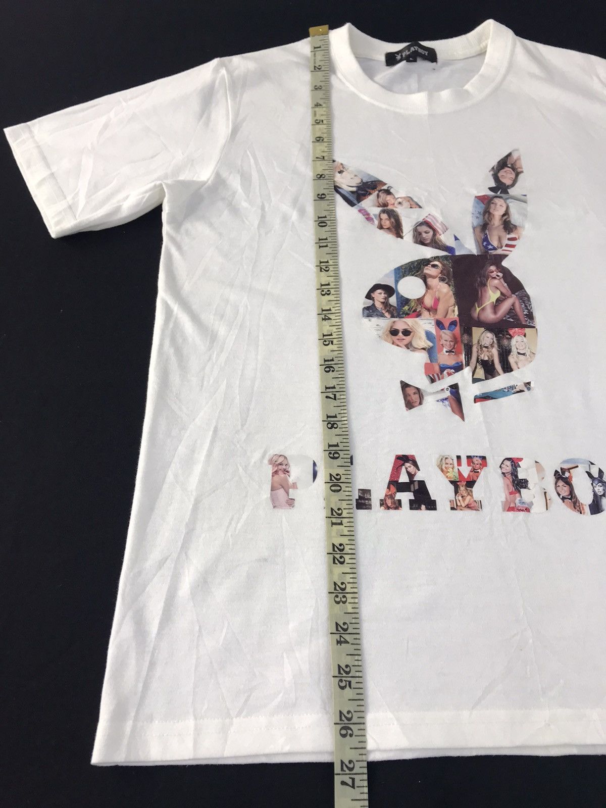 Playboy Playboy Hot Girl Big Graphic Screen Spell Out Printed Tee Size US M / EU 48-50 / 2 - 10 Thumbnail