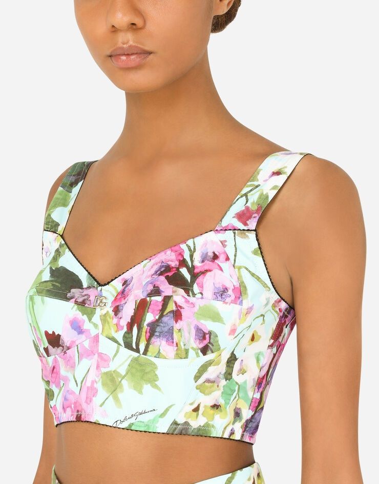 Dolce & Gabbana o1y0925 Crop Top in Multicolor Size XS / US 0-2 / IT 36-38 - 2 Thumbnail