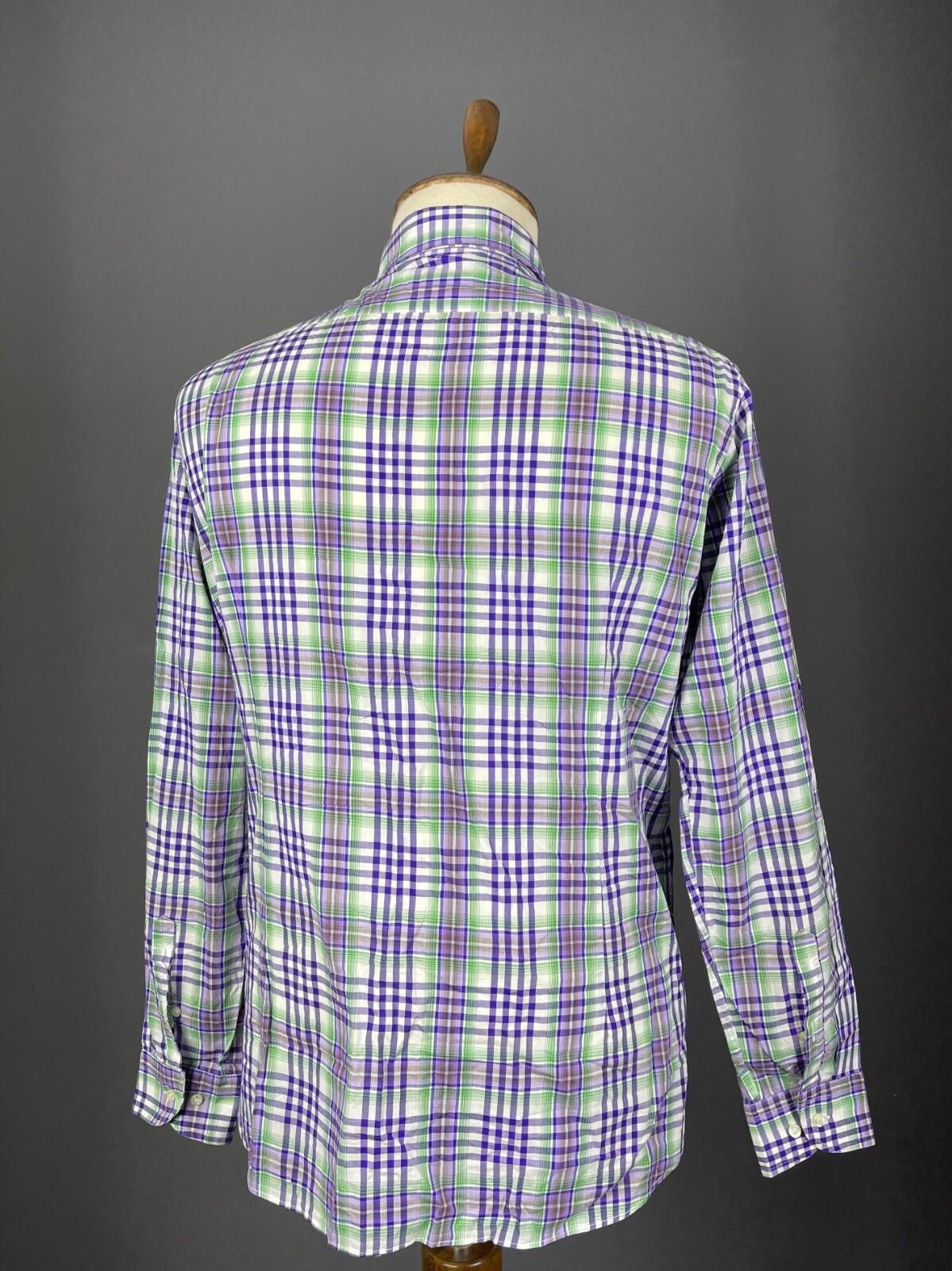 Etro Etro Luxury Multicolor Check Italian Dress Shirt XL Size US XL / EU 56 / 4 - 6 Thumbnail