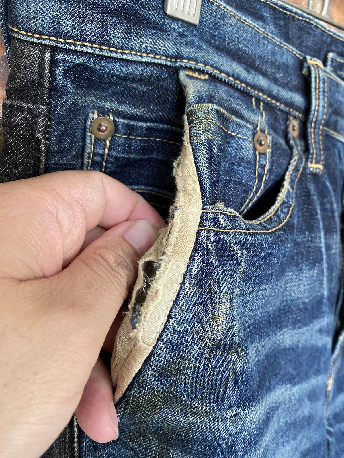 Maison MIHARA YASUHIRO 2000s Hybrid crop selvage denim Size US 32 / EU 48 - 11 Thumbnail