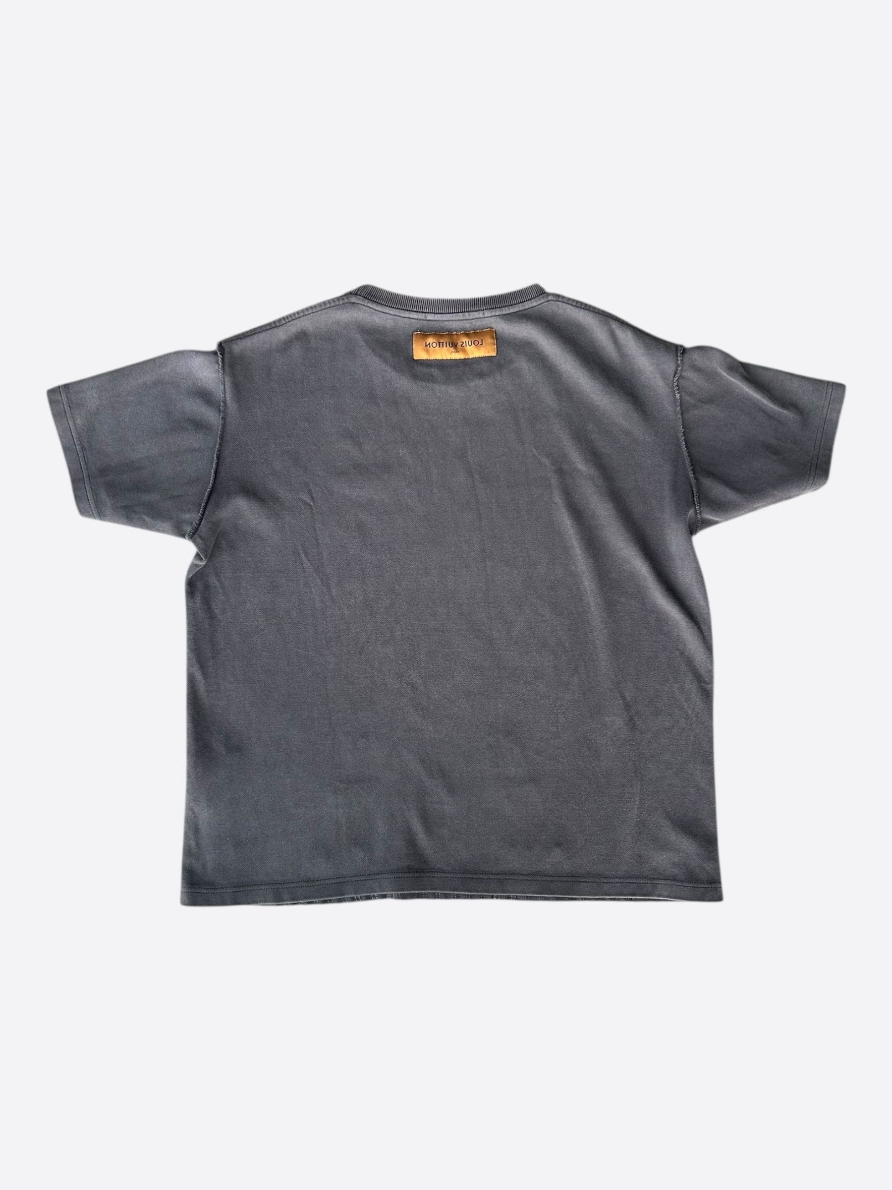 Louis Vuitton Louis Vuitton Grey Notre Dame Embroidered T-Shirt Size US L / EU 52-54 / 3 - 2 Thumbnail