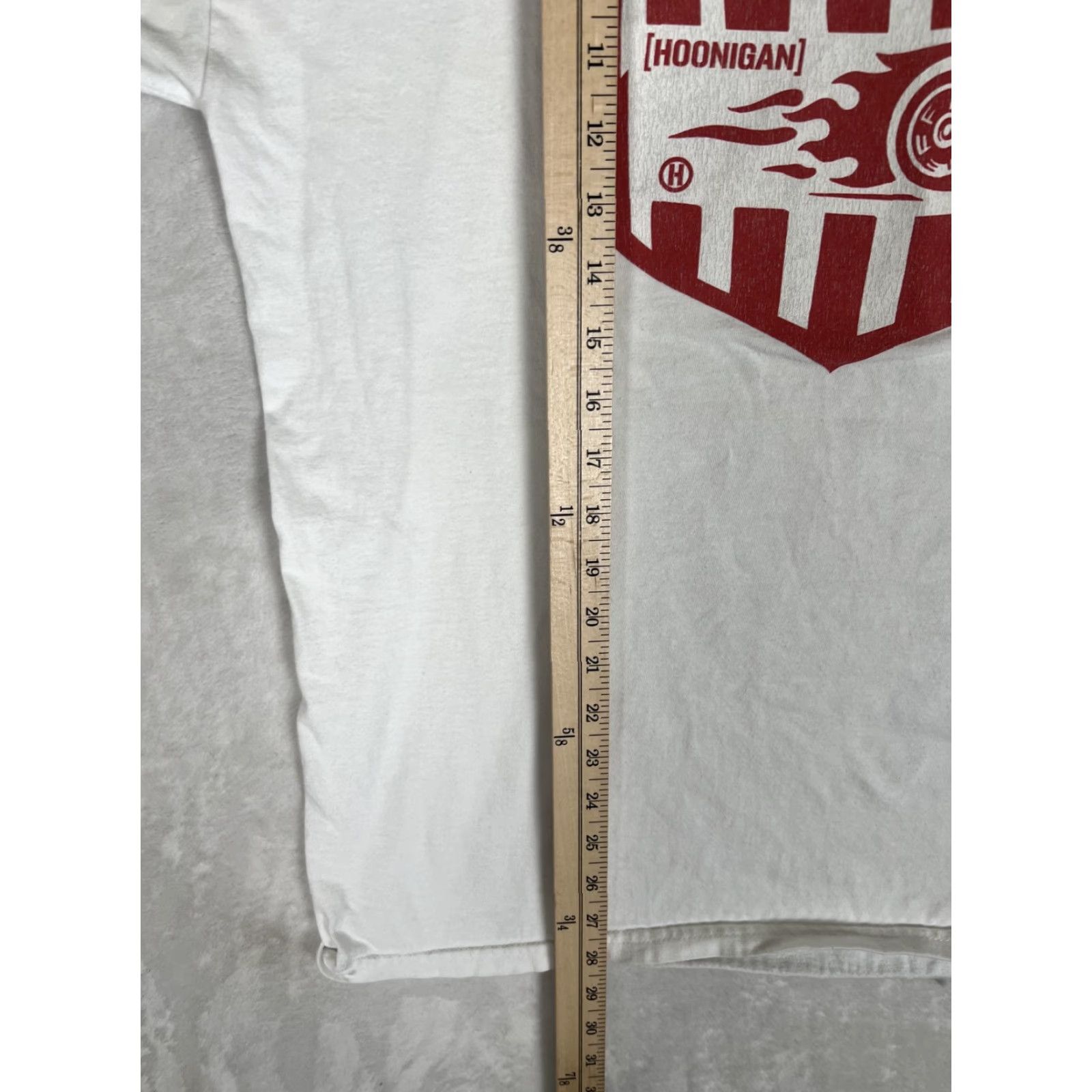 Vintage Hoonigan T-Shirt Mens Large White Graphic Tee Official Tire Slayer Drift Racing Shirt Size US L / EU 52-54 / 3 - 5 Thumbnail