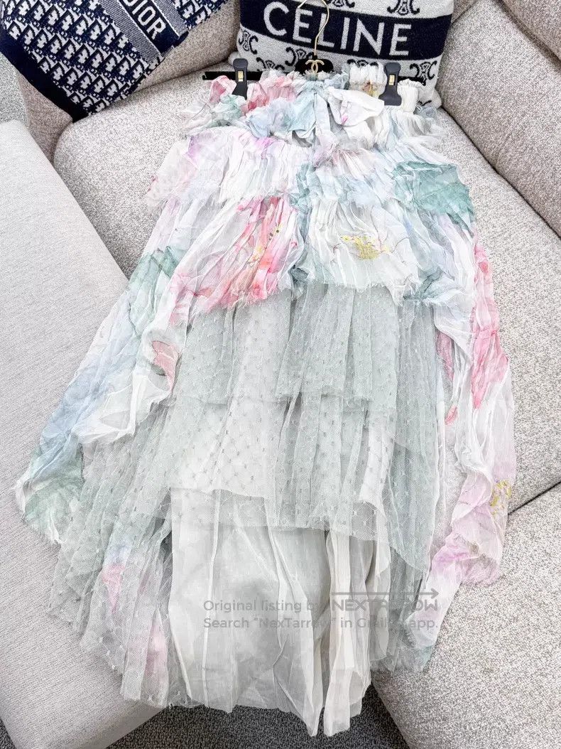 Chanel Chanel Bow silk chest dress skirt Size 42" / US 20 - 3 Thumbnail