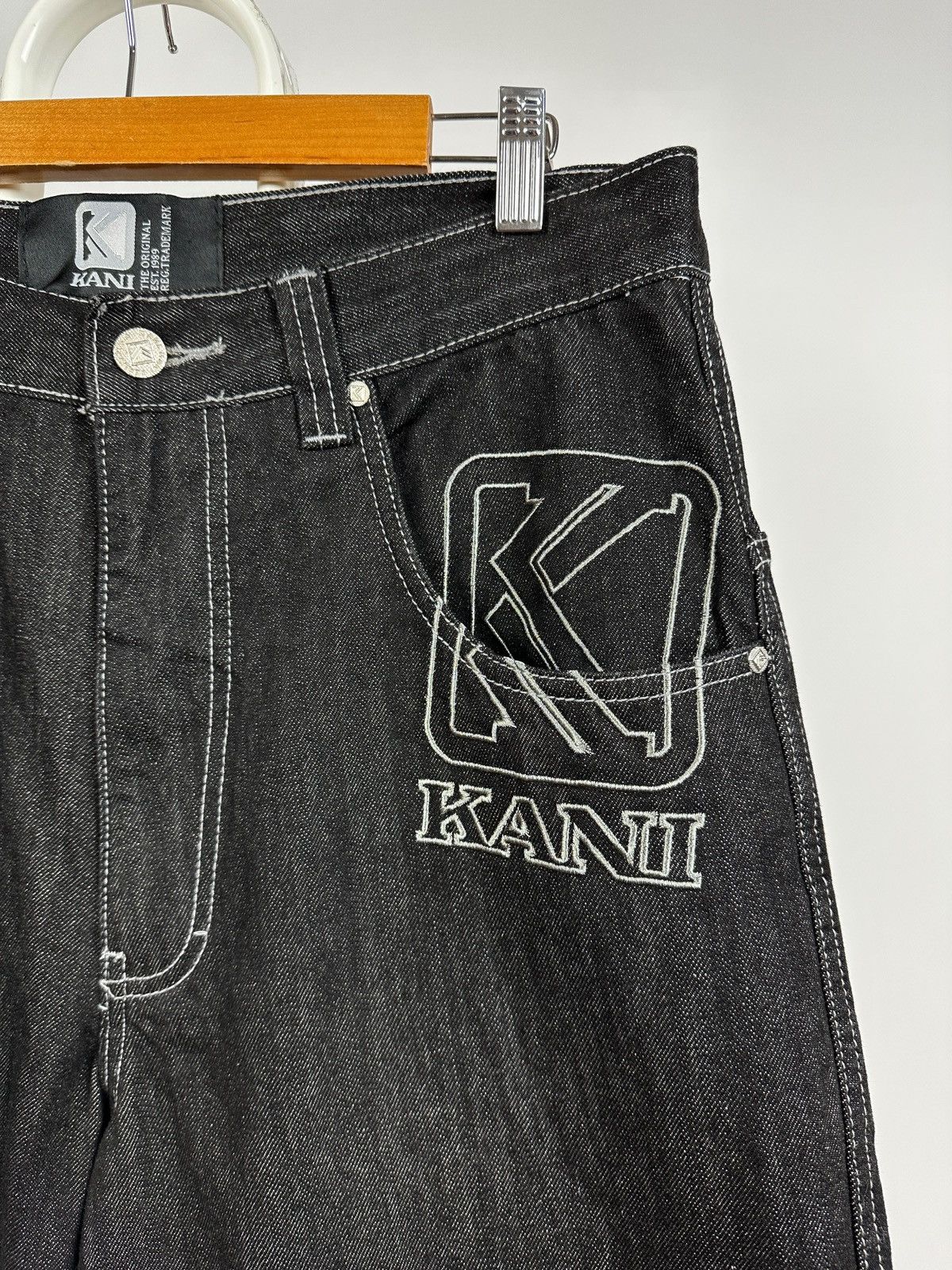 Karl Kani Vintage Karl Kani Baggy Rap Y2K Hip Hop Denim Jeans Pants Size US 32 / EU 48 - 6 Thumbnail