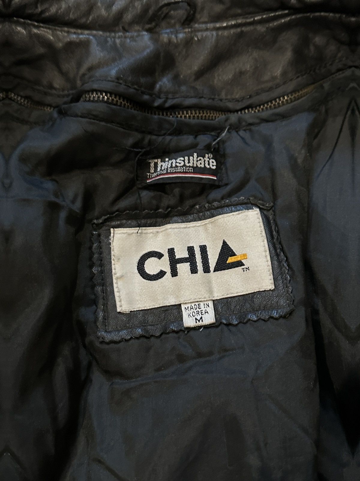 Other × Vintage Vintage Chia Fringe Leather Motorcycle Jacket Size US M / EU 48-50 / 2 - 11 Thumbnail