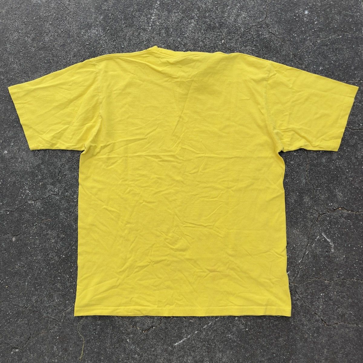 Japanese Brand × Vintage Vintage Y2K EMPIRE BIG LAND Yellow Blank Shirt Size US XXL / EU 58 / 5 - 4 Thumbnail