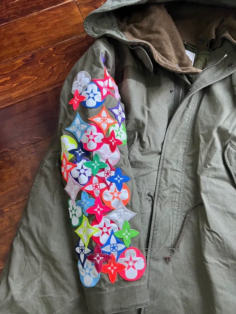 READYMADE Ready Made Original Infringement Lv Badge M65Parka Coat Size US S / EU 44-46 / 1 - 3 Thumbnail