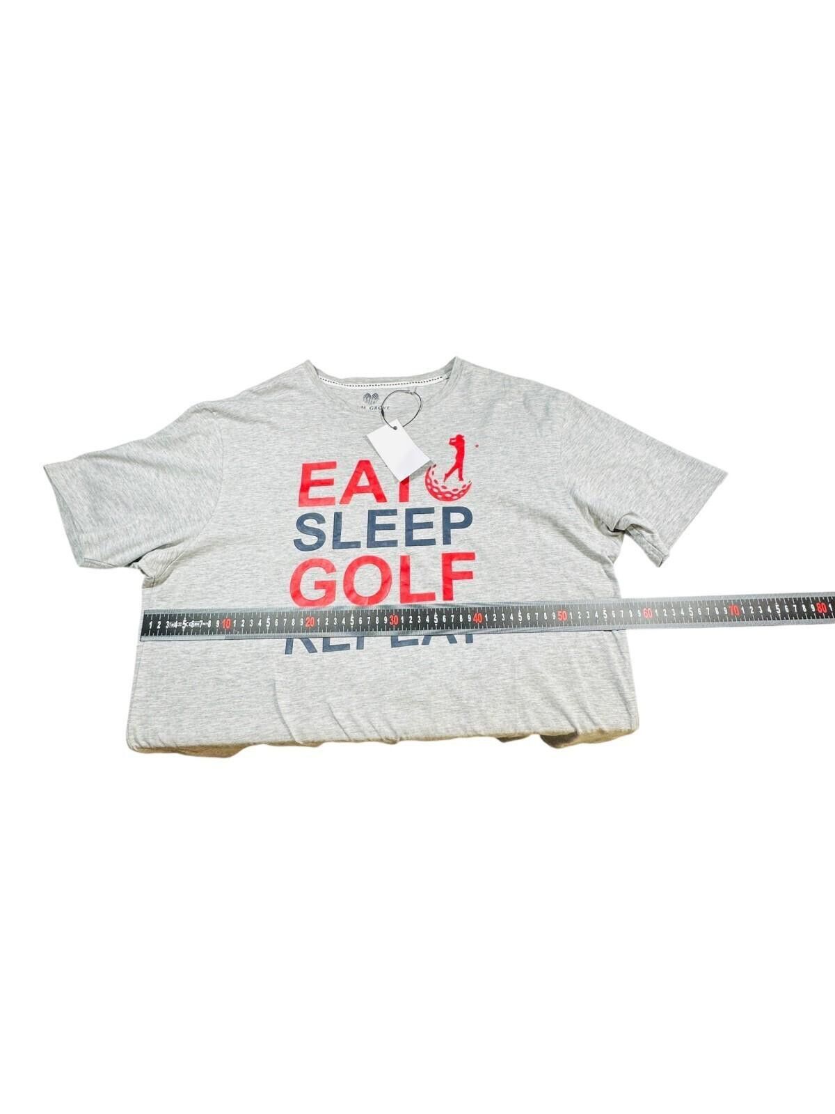 Other Palm Grove Golf T-Shirt Men's UK Size 2XL Grey Graphic Print Size US XXL / EU 58 / 5 - 6 Thumbnail