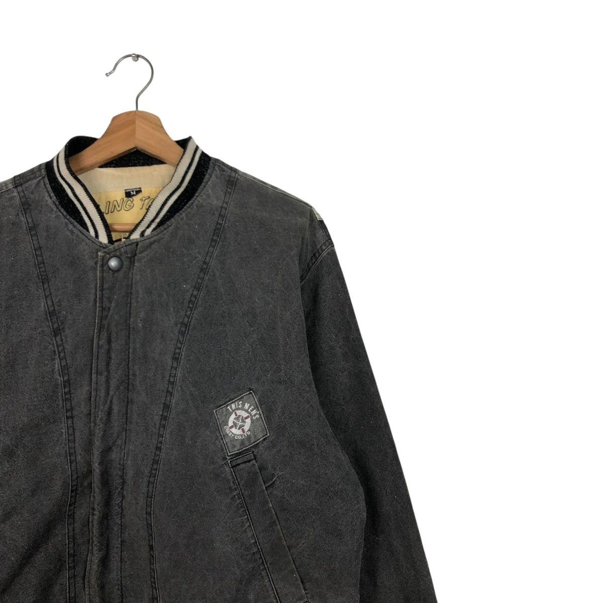 Japanese Brand 🔥VINTAGE FLY BOMBER JACKET CREST CO. BIG LOGO ISSEY MIYAKE Size US M / EU 48-50 / 2 - 8 Thumbnail