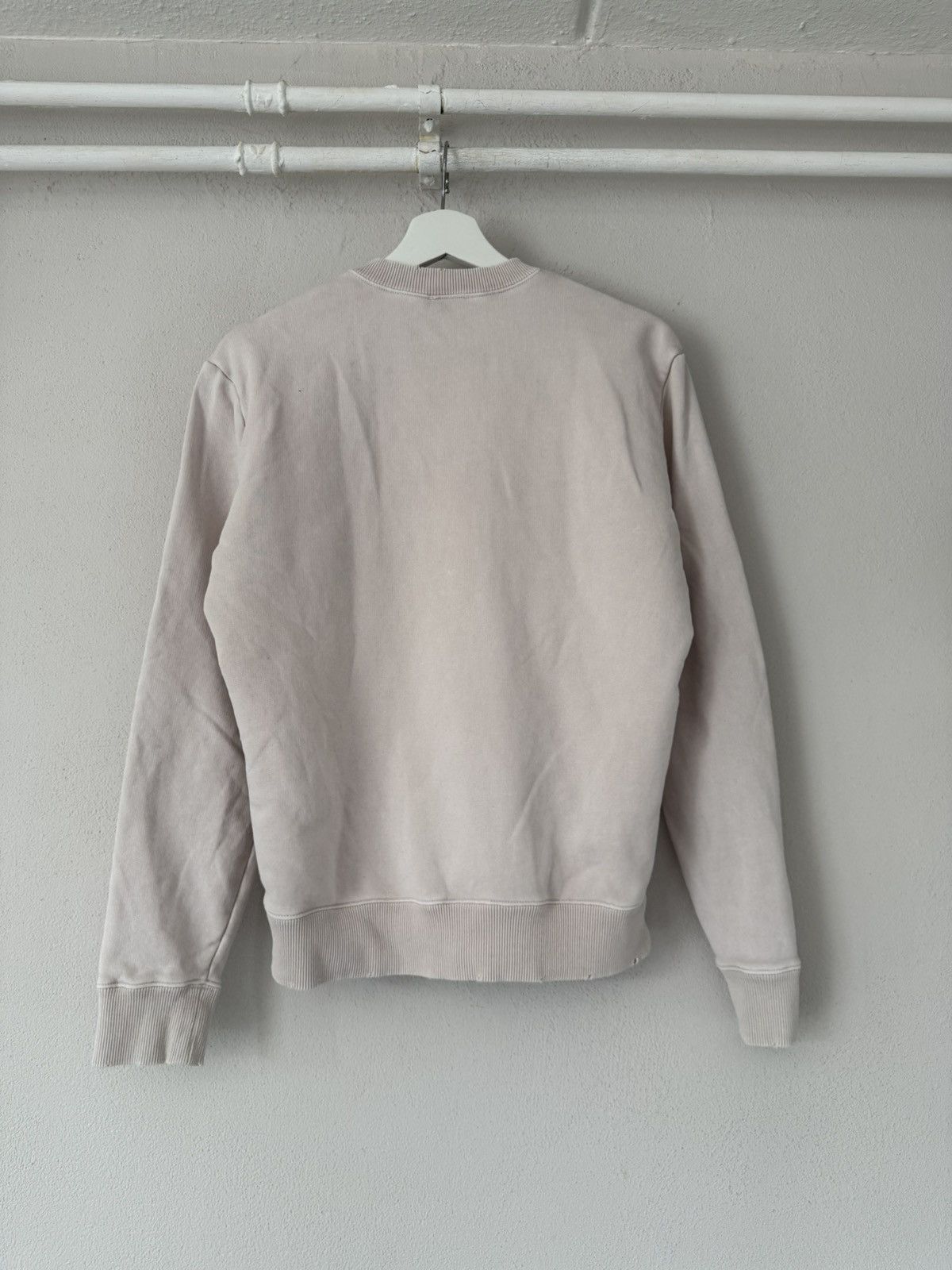 Saint Laurent Paris Faded Pink Cotton Sweatshirt (XS) Size US XS / EU 42 / 0 - 6 Thumbnail