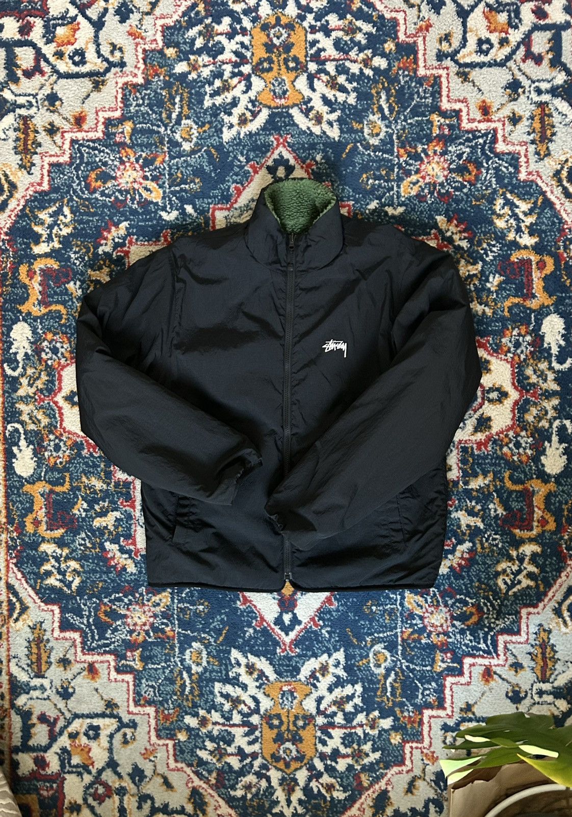 Stussy Stussy “8-ball” Fleece Jacket Size US M / EU 48-50 / 2 - 5 Thumbnail