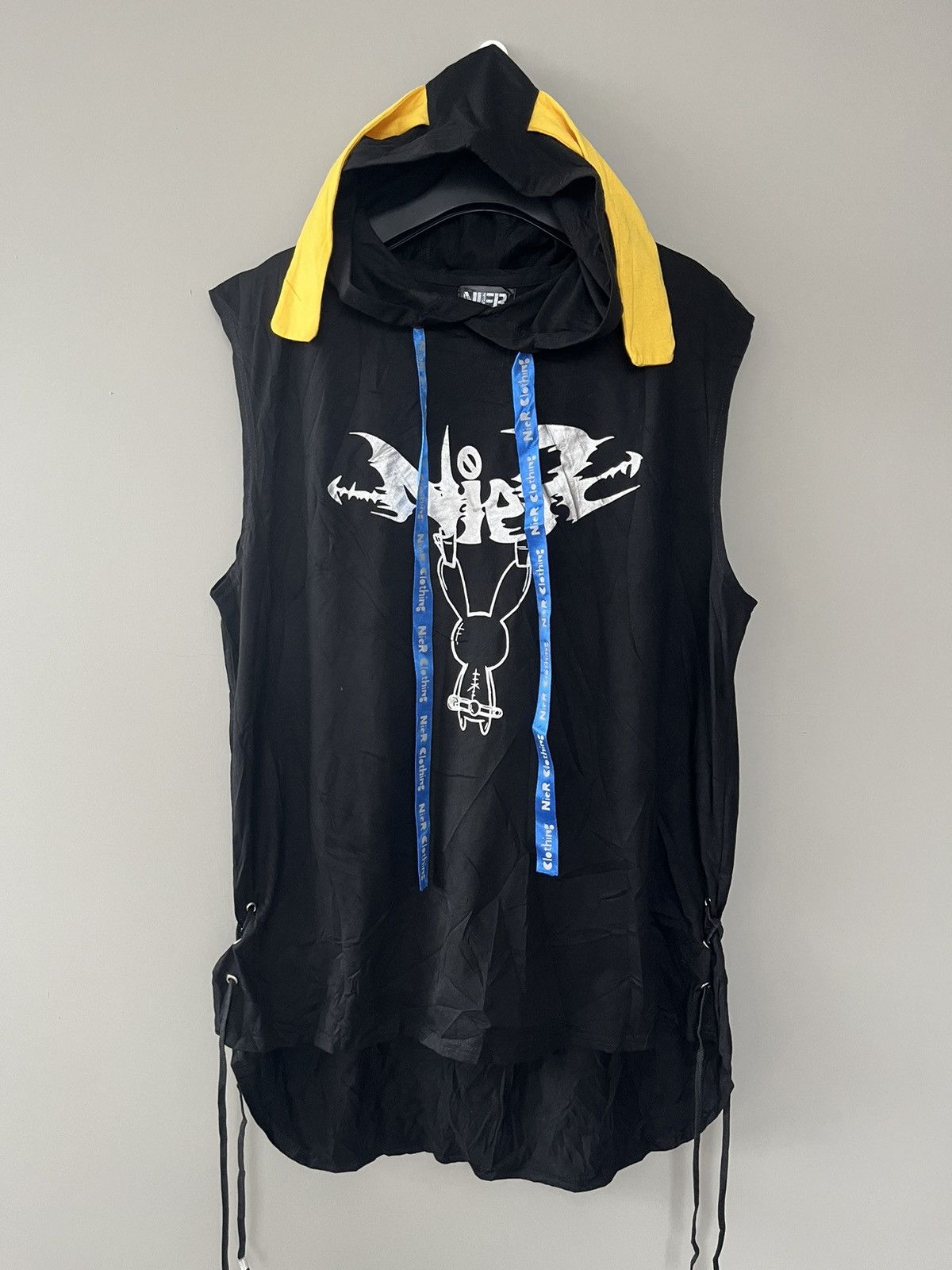 If Six Was Nine × Le Grande Bleu (L.G.B.) × Mari's Rock JAPANESE PUNK NIER PUSAY BUNNY SEDITIONARIES ANARCHY STYLE Size US XL / EU 56 / 4 - 5 Thumbnail
