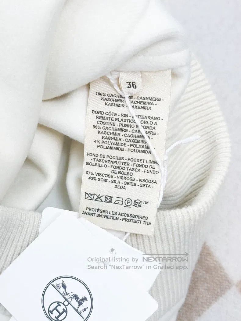 Hermes Hermes White sleeveless vest jacket Size XS / US 0-2 / IT 36-38 - 6 Thumbnail