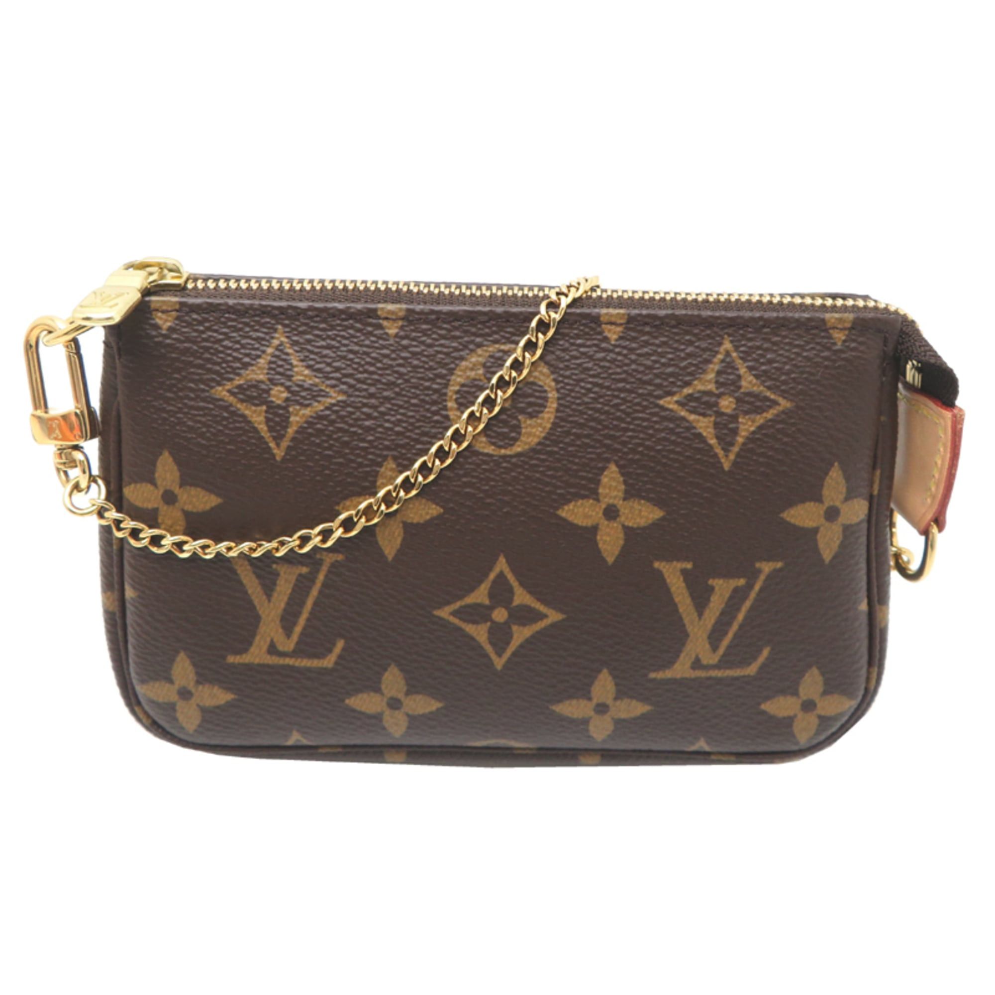 Louis Vuitton Louis Vuitton Mini Pochette Accessoires Women's Pouch M58009 Monogram Brown Size ONE SIZE - 1 Thumbnail