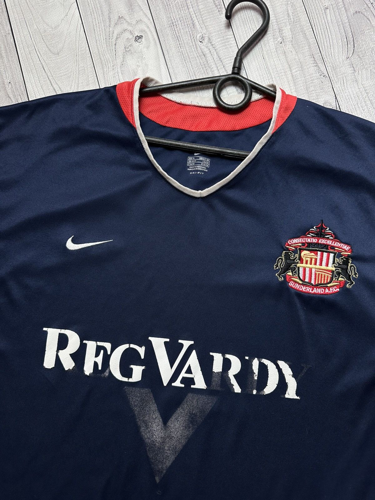 Nike × Vintage Vintage Nike Sunderland soccer jersey size Xl navy rare Size US XL / EU 56 / 4 - 3 Thumbnail