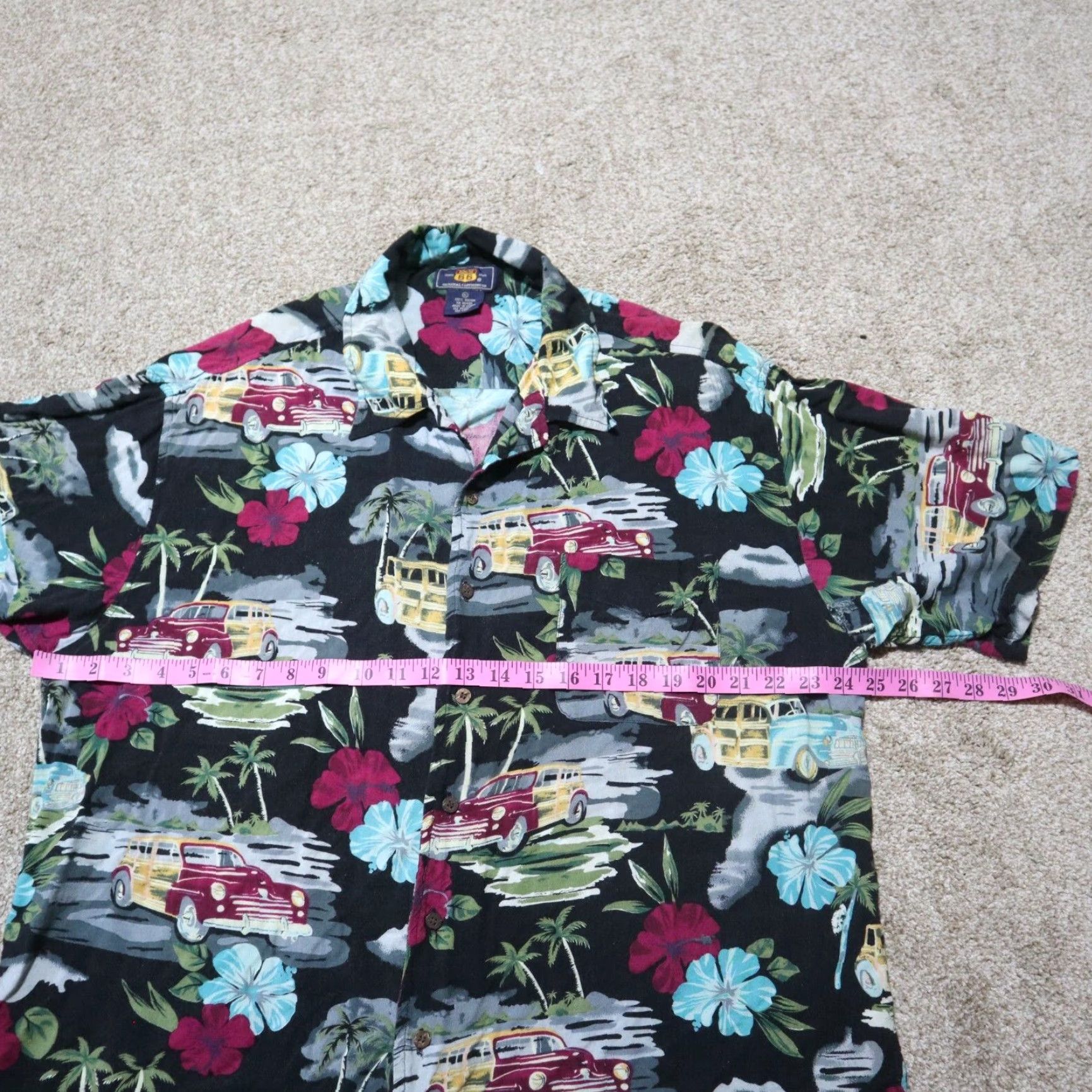 Route 66 Route 66 Shirt Men XL Hawaiian Floral Multicolor Button-Up Short Sleeve Size US XL / EU 56 / 4 - 5 Thumbnail