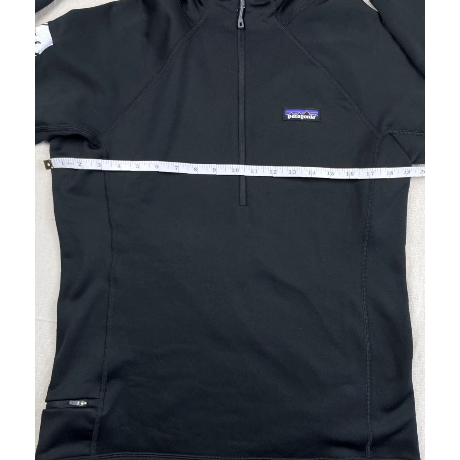 Patagonia Patagonia Womens Jacket Zip Fleece Pullover Mid-Length Black Size M 1/4 Zip Winter Fall Logo Windbreaker Size M / US 6-8 / IT 42-44 - 5 Thumbnail