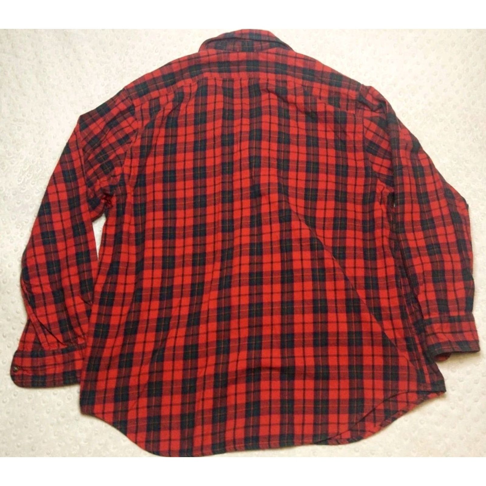 Abercrombie & Fitch VINTAGE Abercrombie & Fitch Trail Guide Plaid Flannel Button Up Shirt Large Women Red 90s Outdoors Style Shirt Size L / US 10 / IT 46 - 7 Thumbnail
